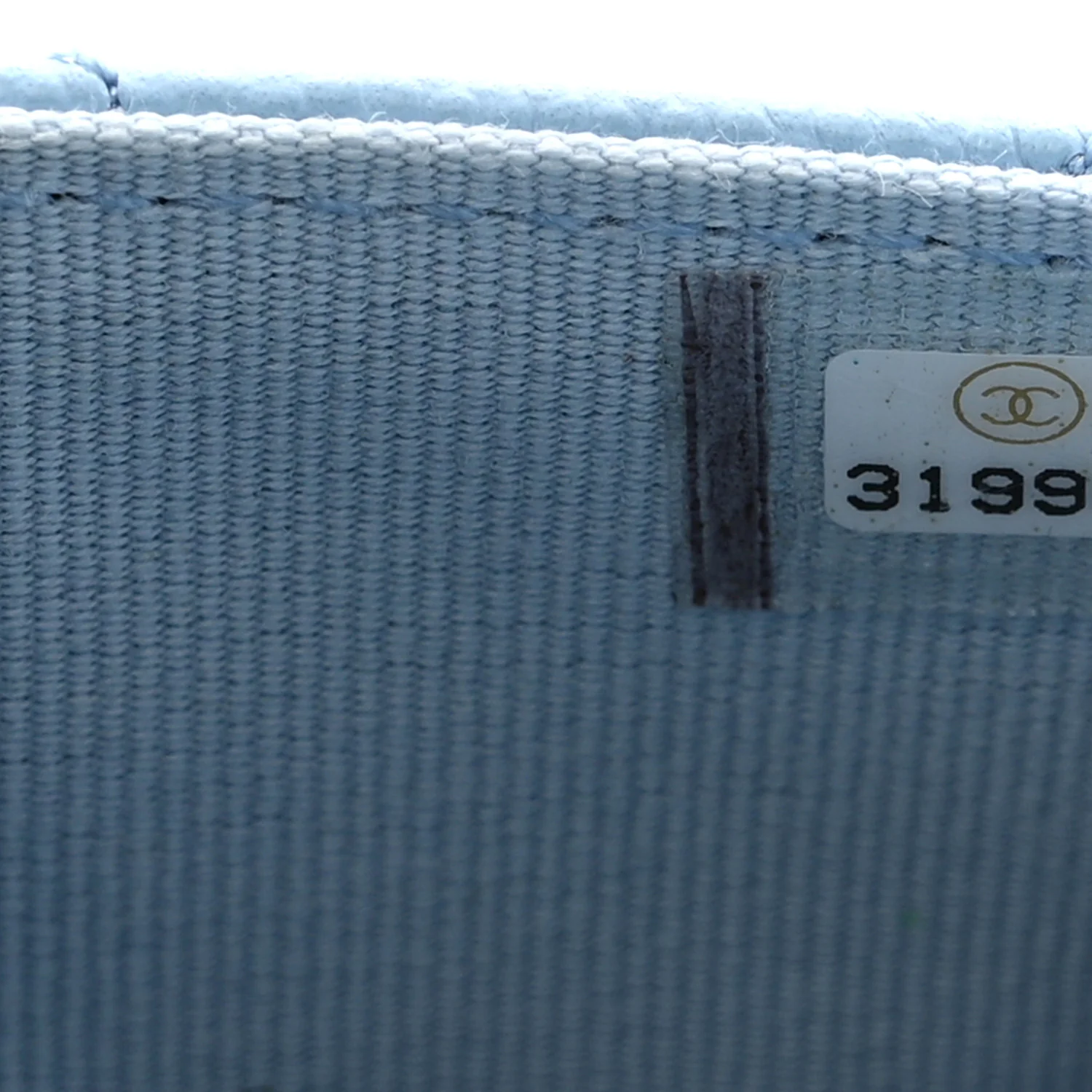 Caviar Quilted Flap Card Holder Wallet Light Blue - Image 7
