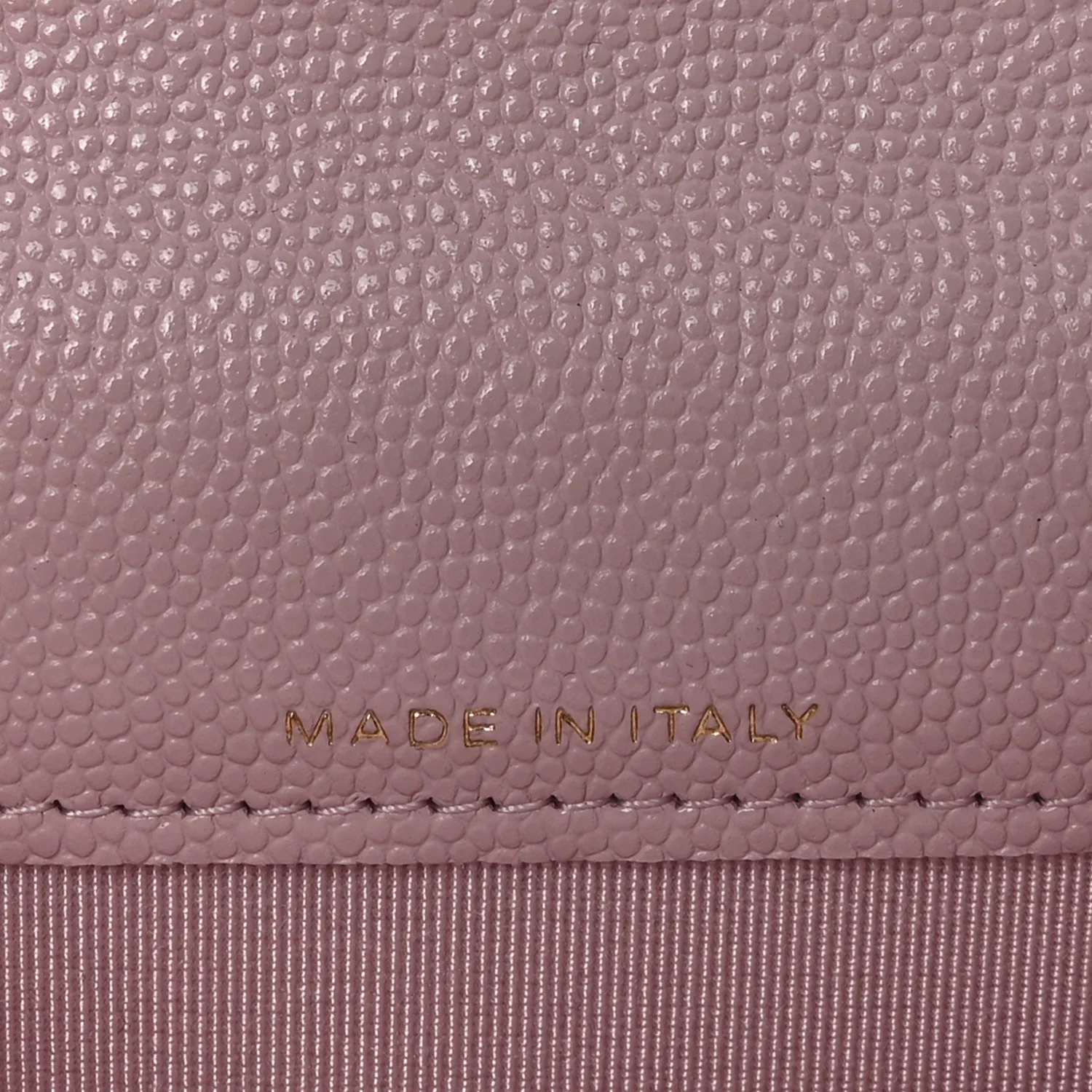 Caviar Quilted Flap Card Holder Wallet Light Pink - Image 7
