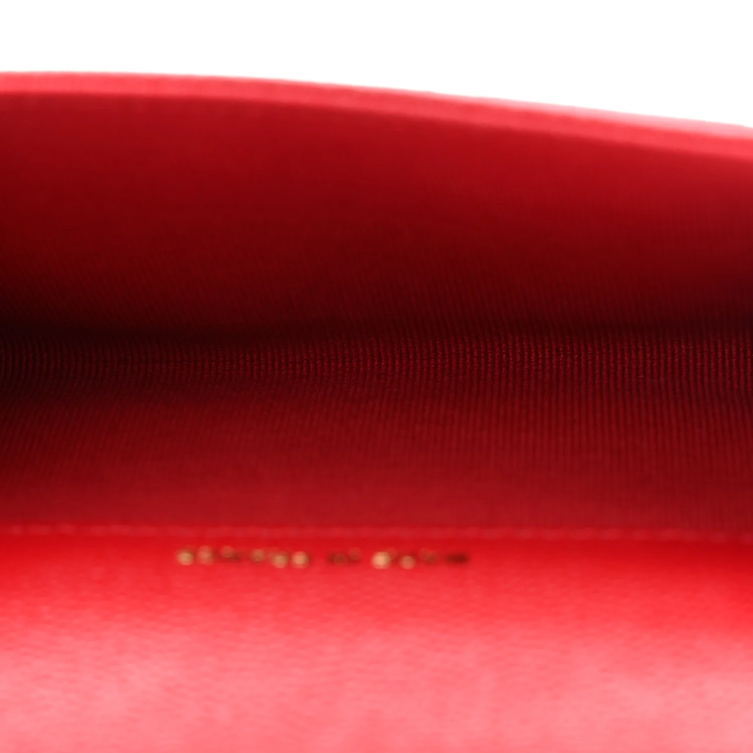 Caviar Quilted Flap Card Holder Wallet Red - Image 5