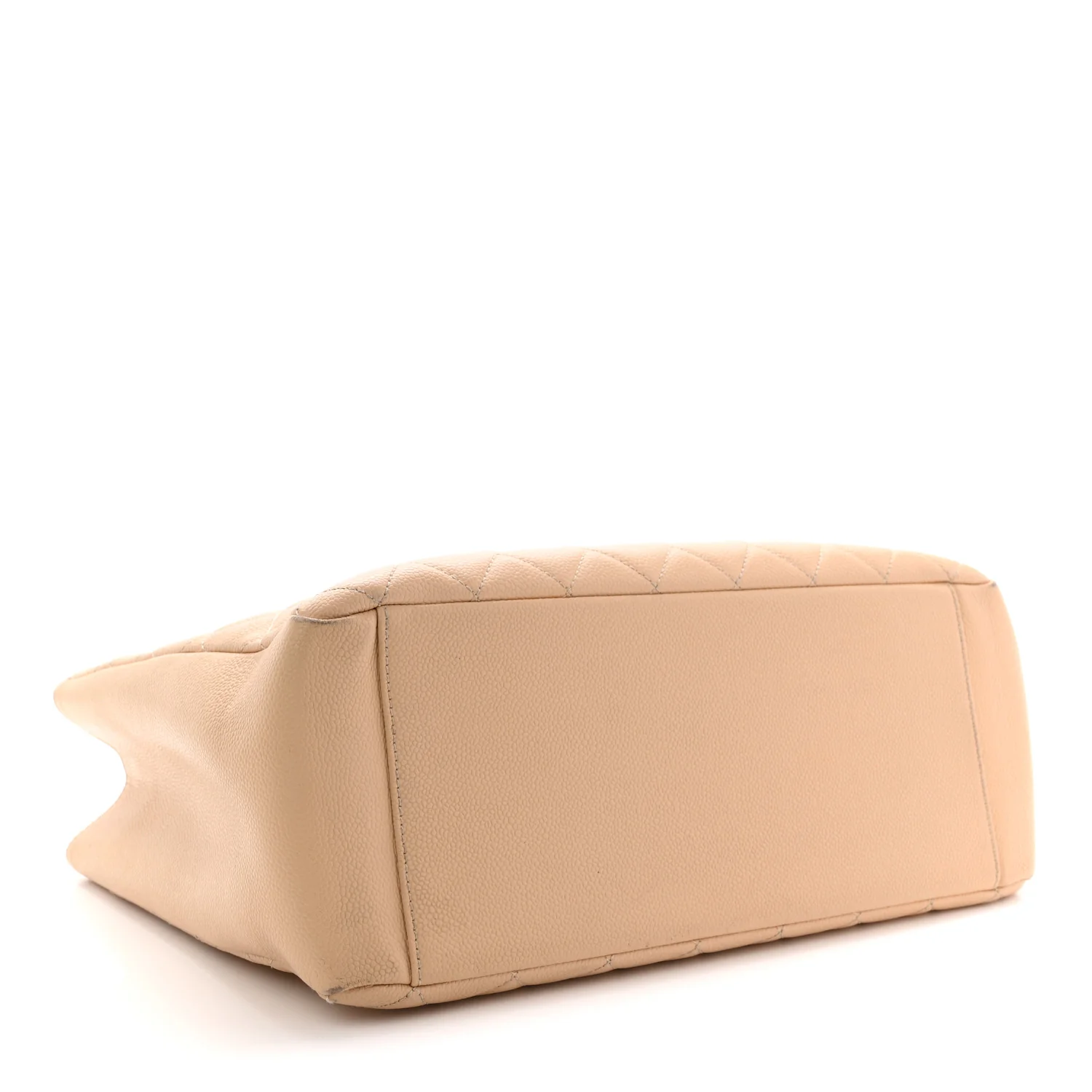 Caviar Quilted Grand Shopping Tote GST Beige Clair - Image 4