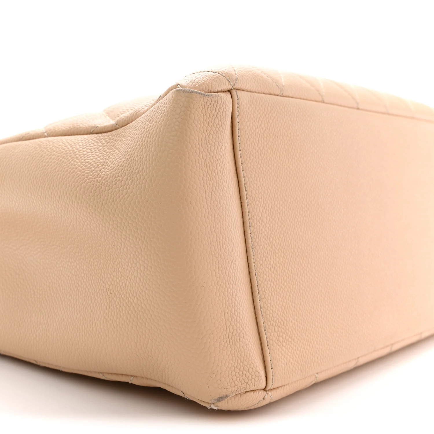 Caviar Quilted Grand Shopping Tote GST Beige Clair - Image 9