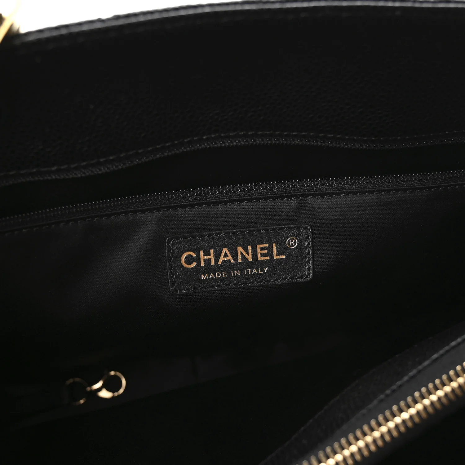 Caviar Quilted Grand Shopping Tote GST Black - Image 6