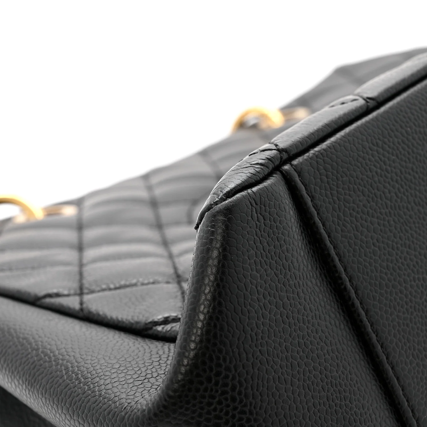 Caviar Quilted Grand Shopping Tote GST Black - Image 14