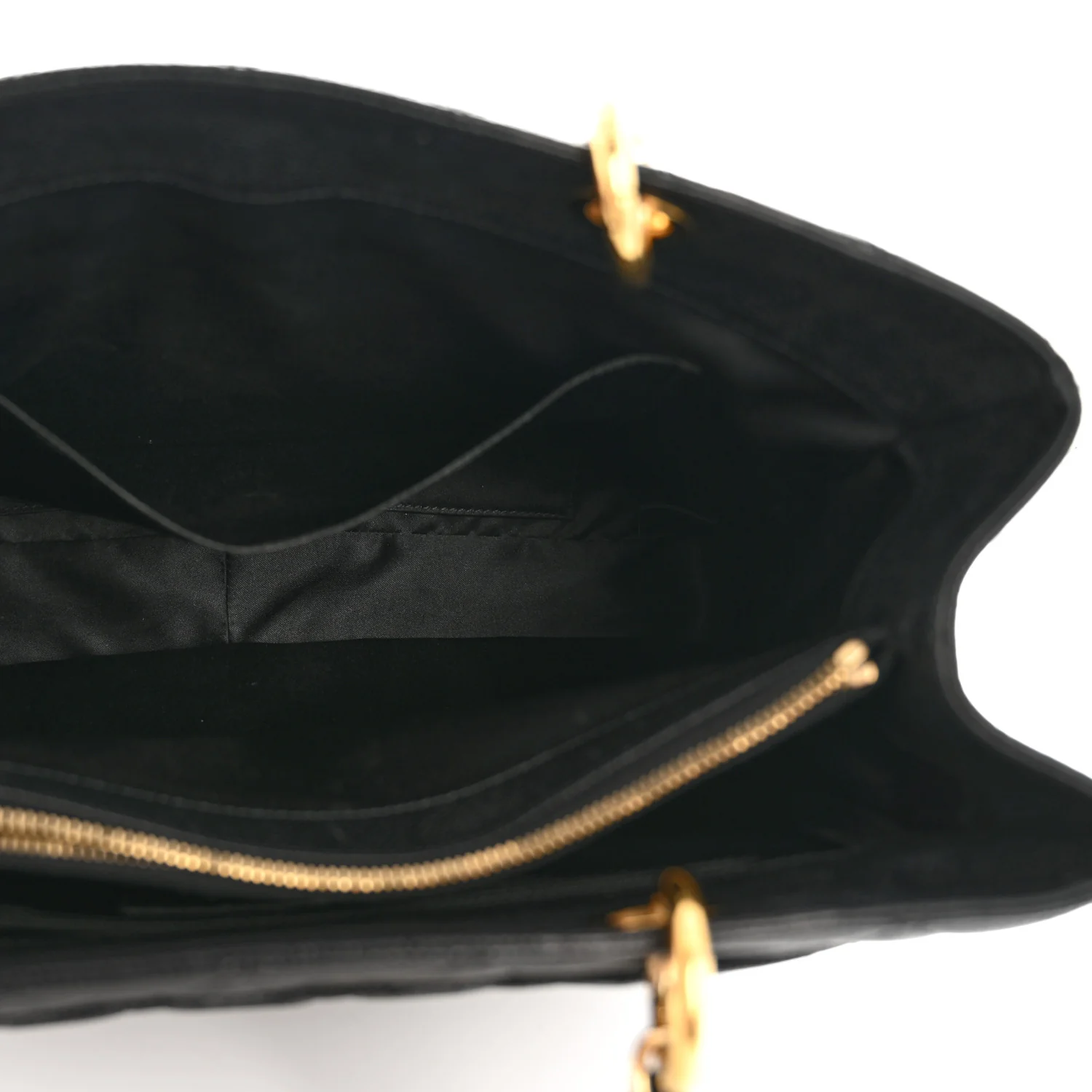 Caviar Quilted Grand Shopping Tote GST Black - Image 5