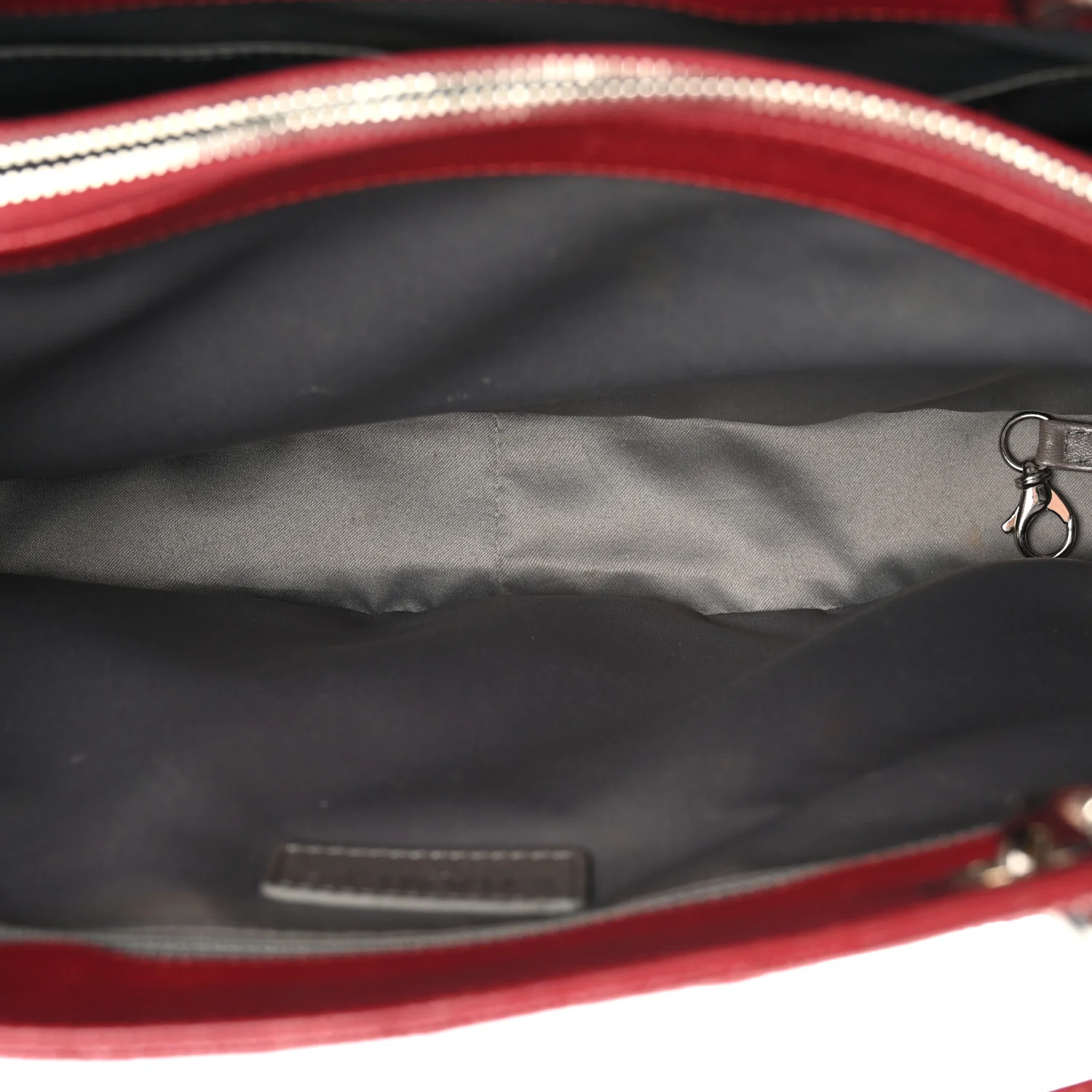 Caviar Quilted Grand Shopping Tote GST Red - Image 12
