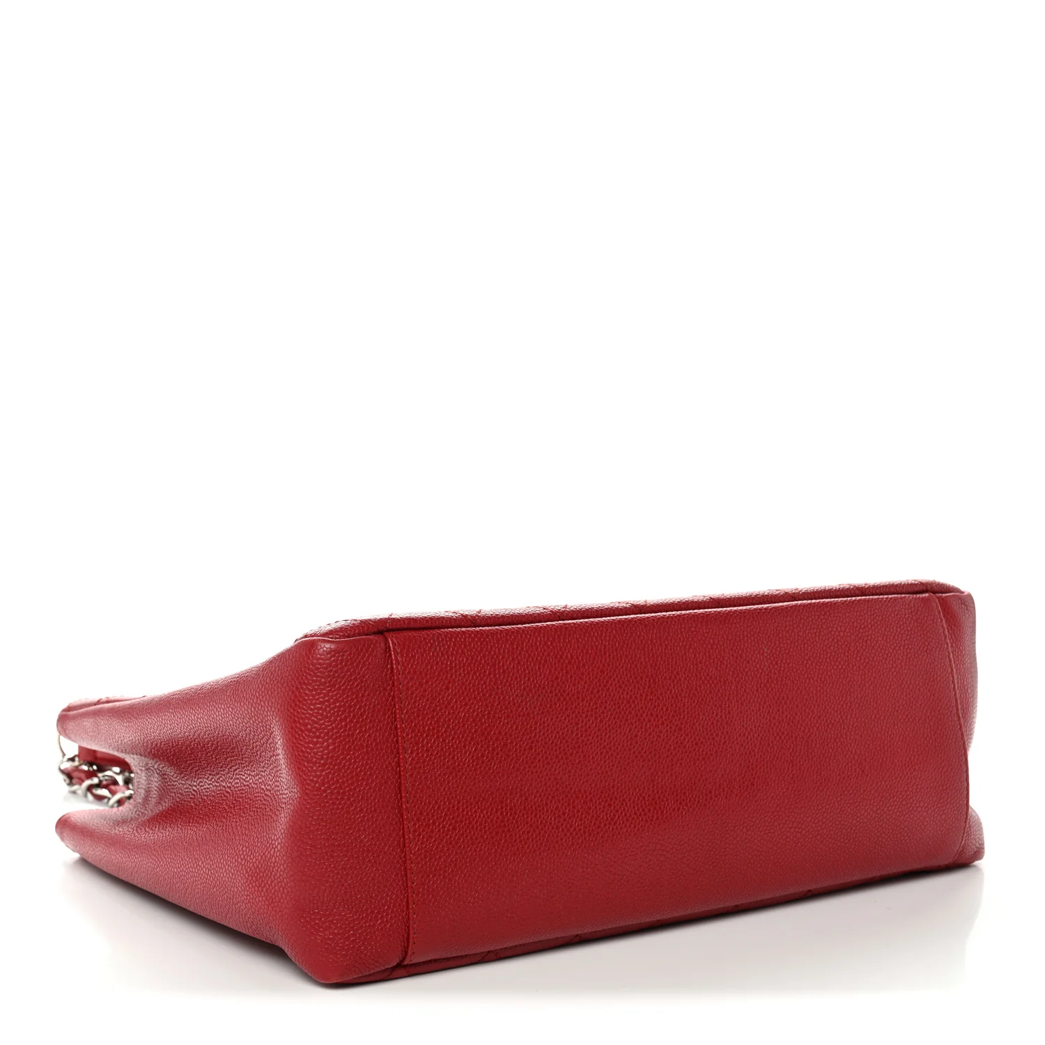 Caviar Quilted Grand Shopping Tote GST Red - Image 4