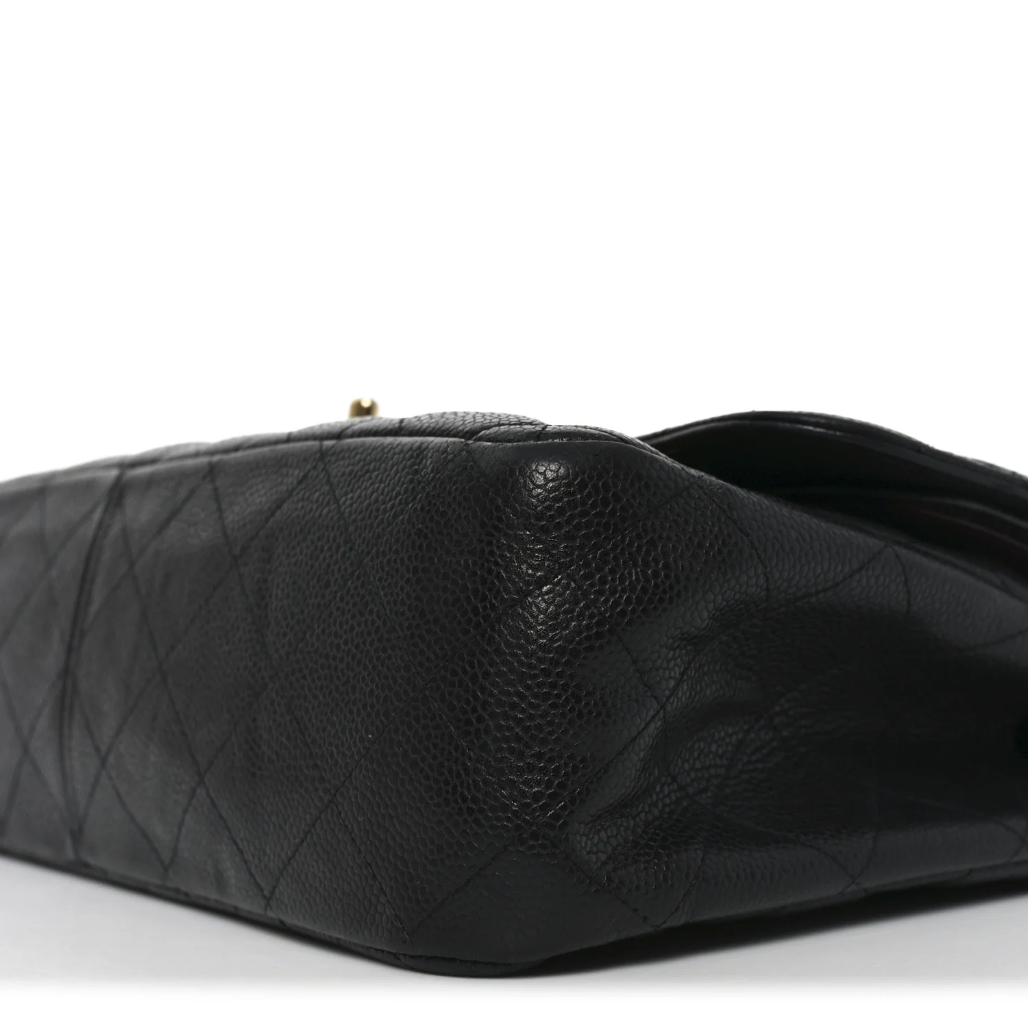 Caviar Quilted Jumbo Double Flap Black - Image 17