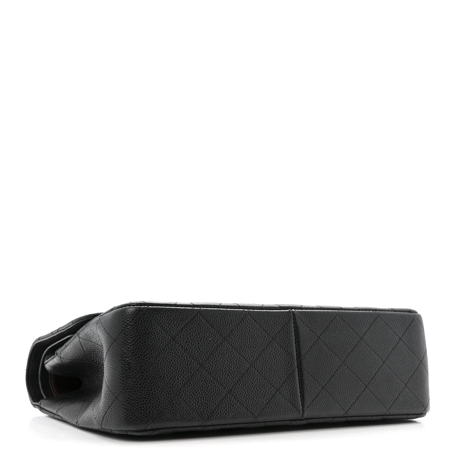 Caviar Quilted Jumbo Double Flap Black - Image 4