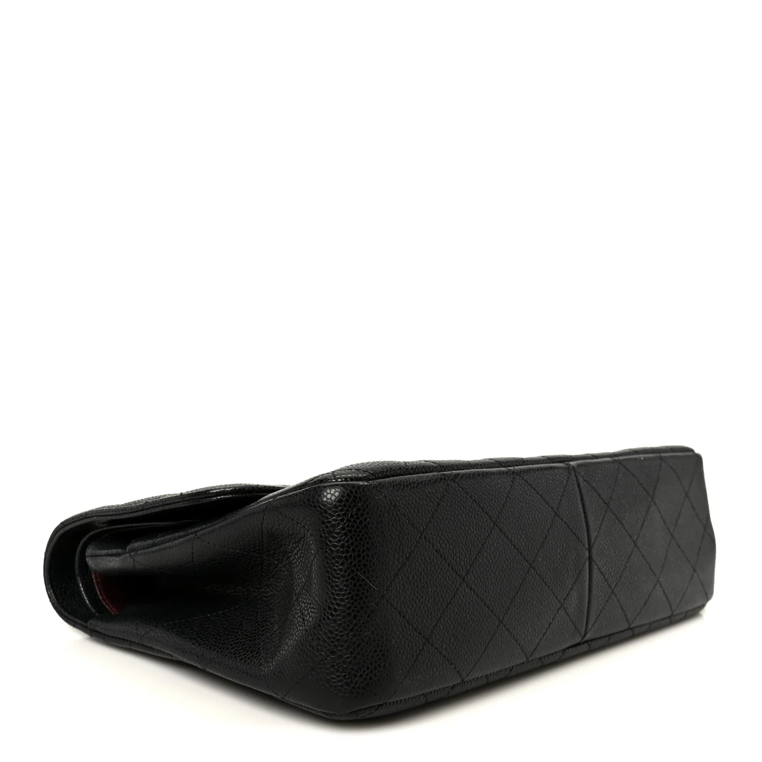 Caviar Quilted Jumbo Double Flap Black - Image 4