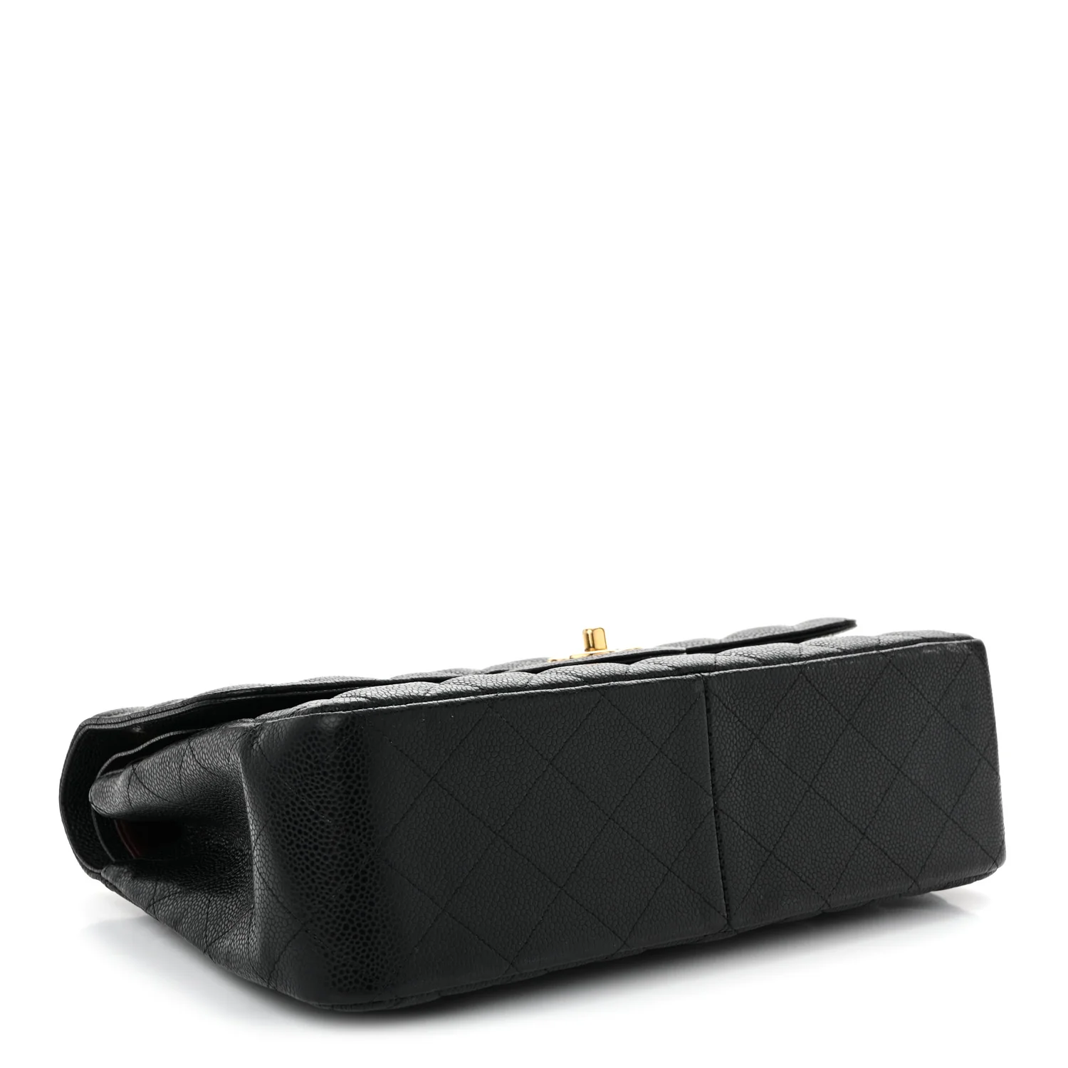 Caviar Quilted Jumbo Double Flap Black - Image 4