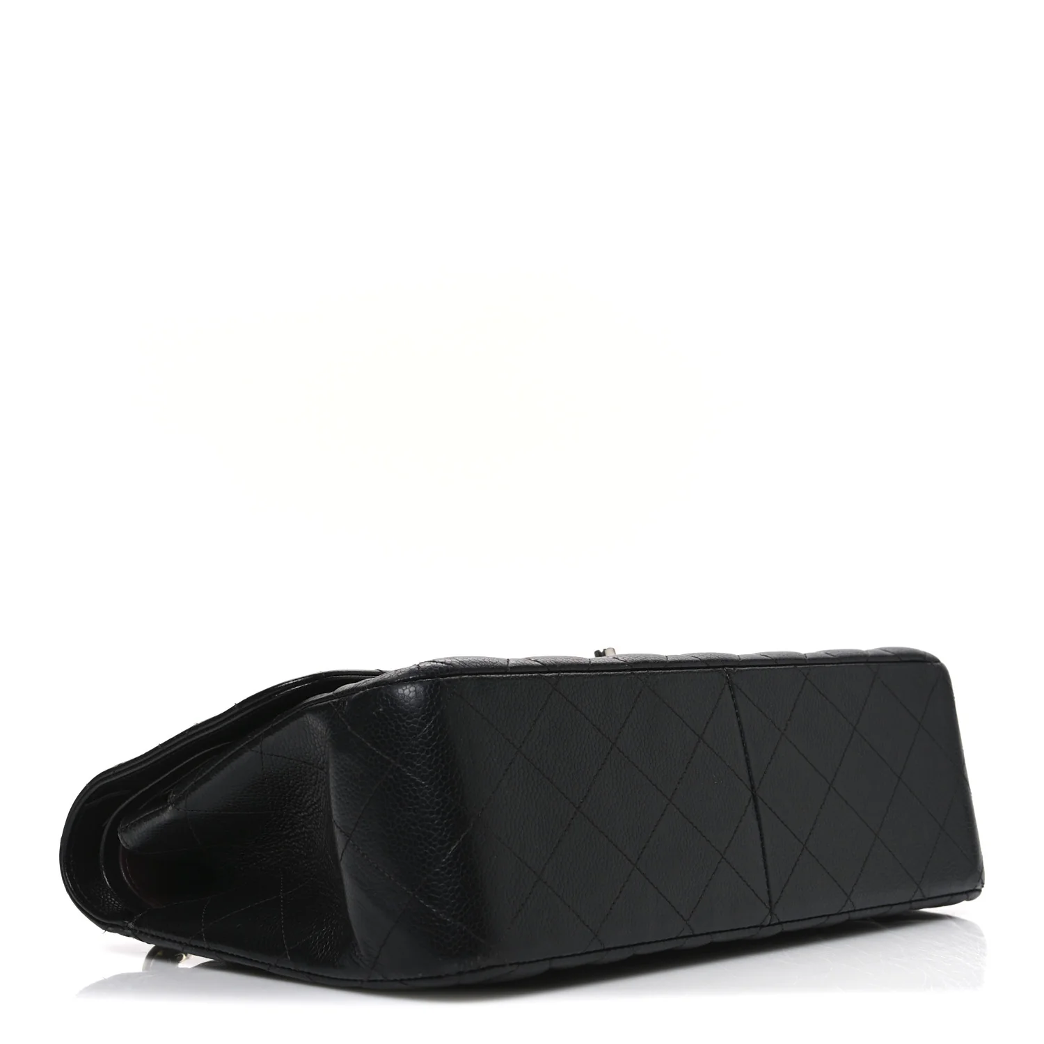 Caviar Quilted Jumbo Double Flap Black - Image 4