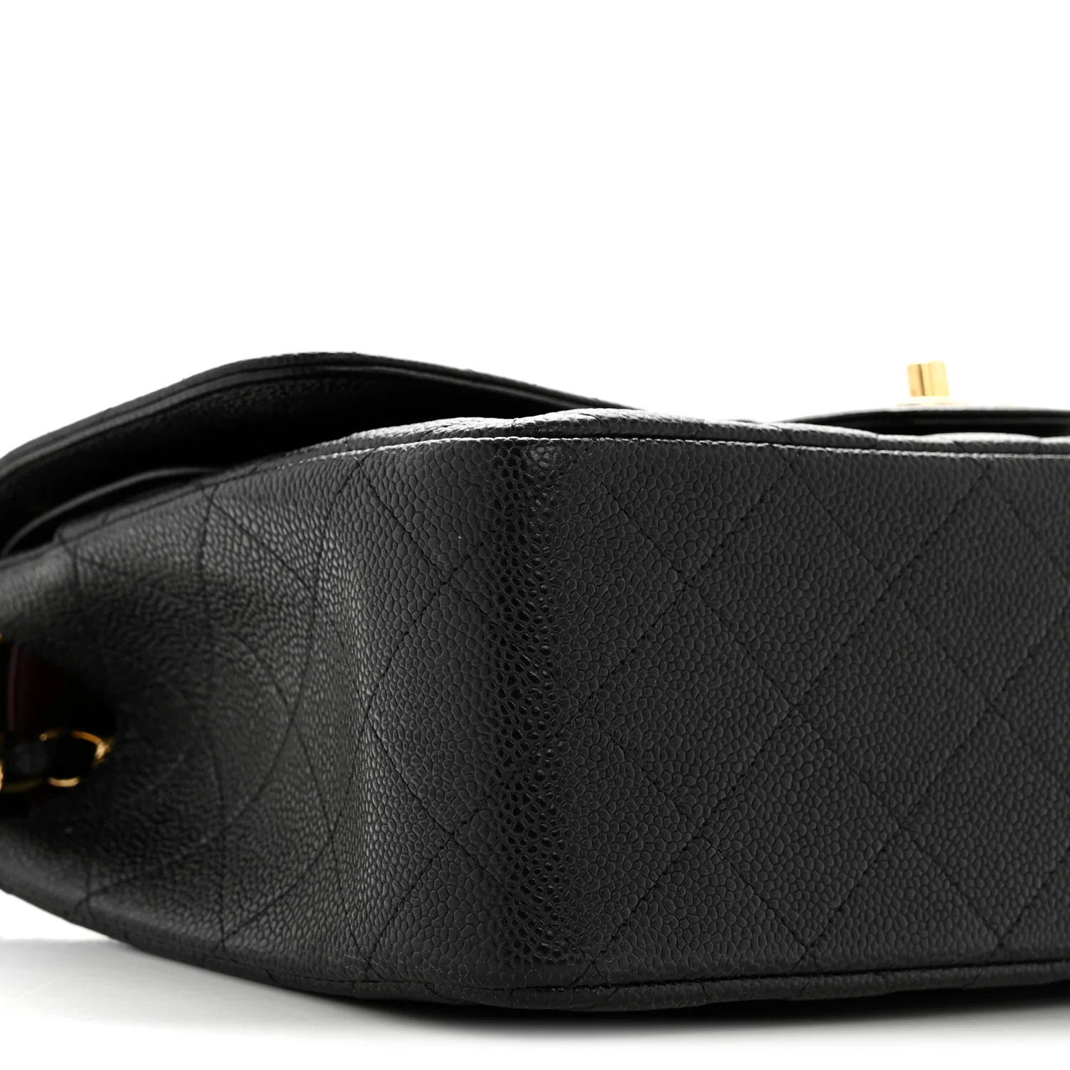 Caviar Quilted Jumbo Double Flap Black - Image 9