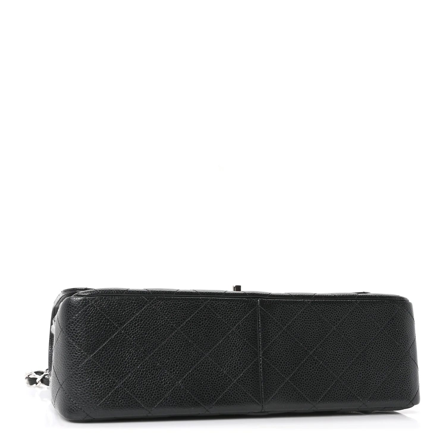 Caviar Quilted Jumbo Double Flap Black - Image 4