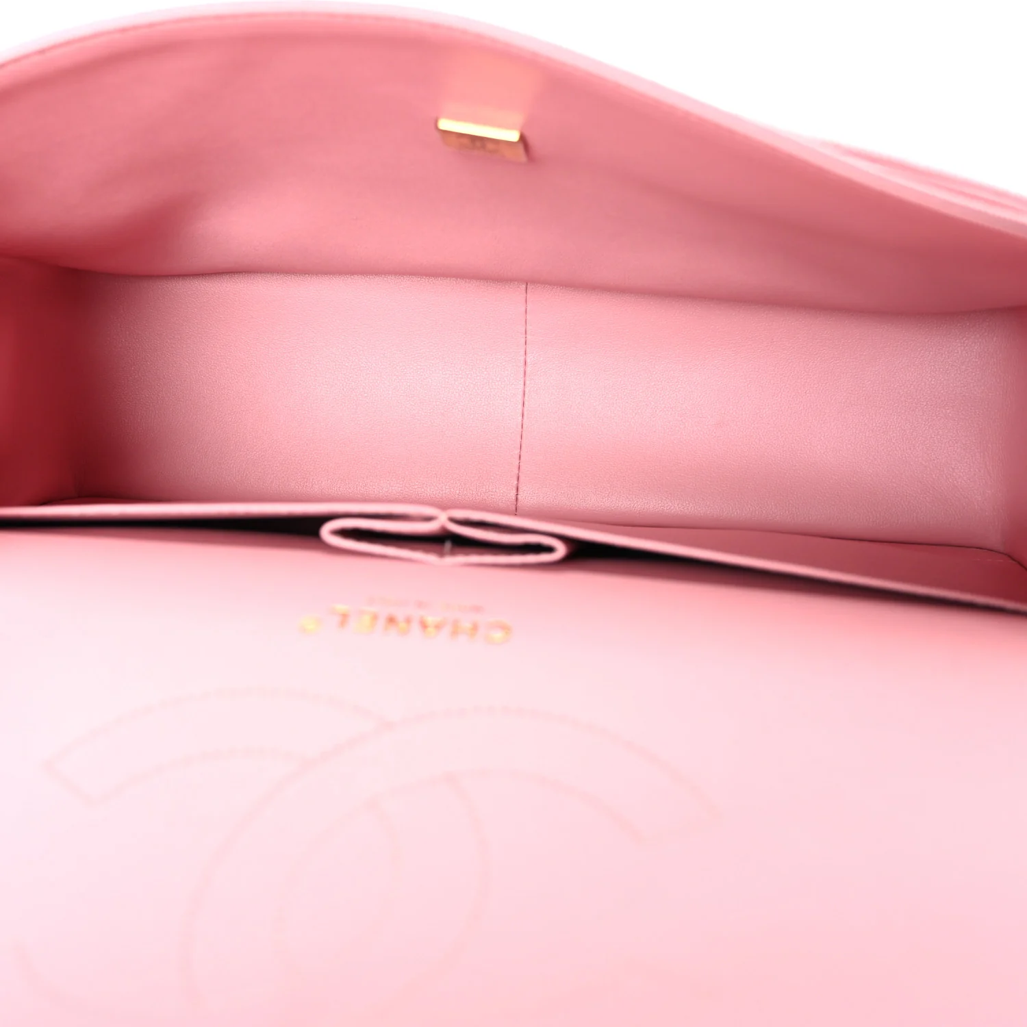 Caviar Quilted Jumbo Double Flap Pink - Image 5