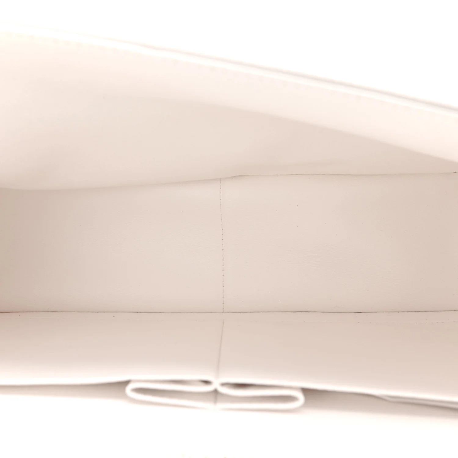 Caviar Quilted Jumbo Double Flap White - Image 5