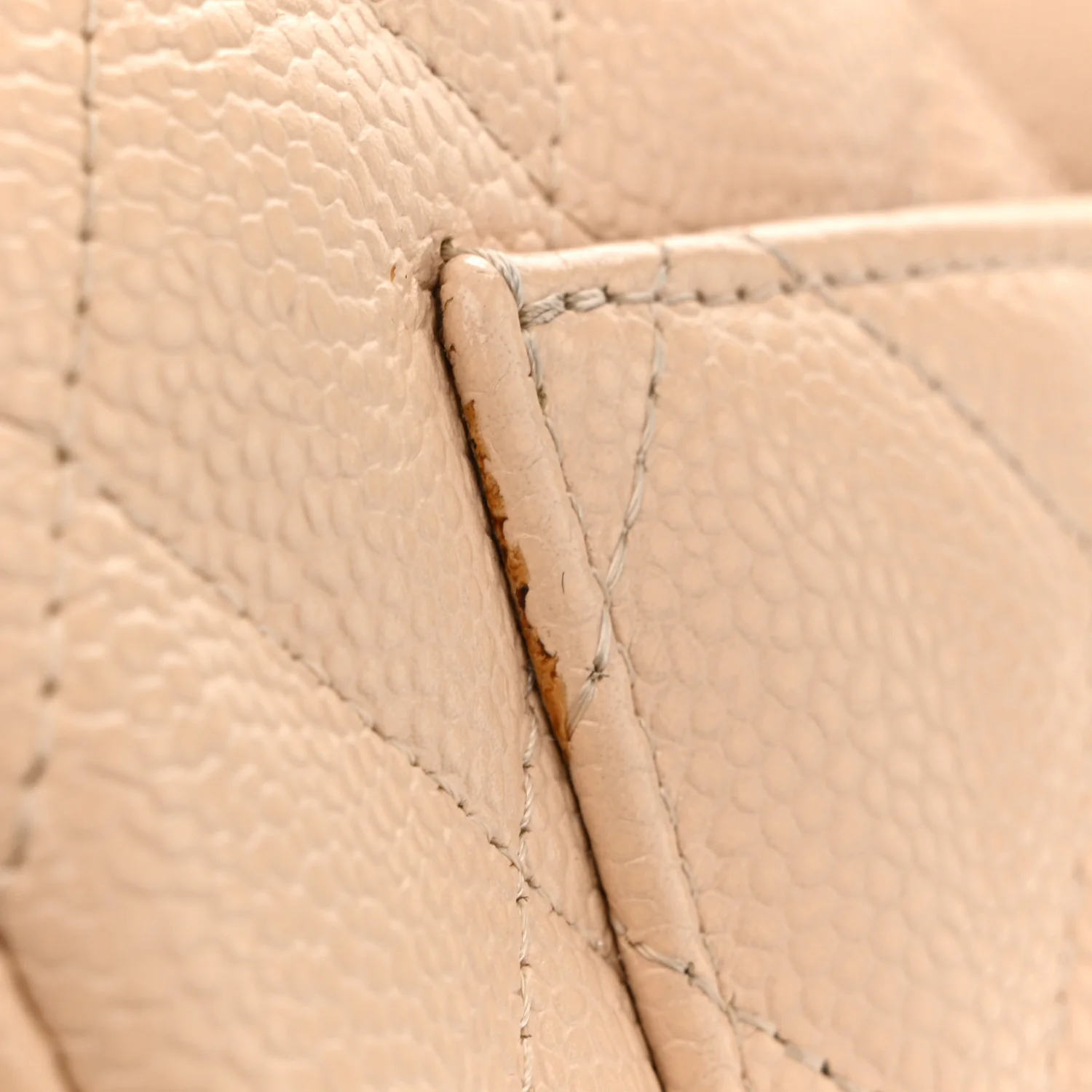 Caviar Quilted Jumbo Single Flap Beige Clair - Image 16