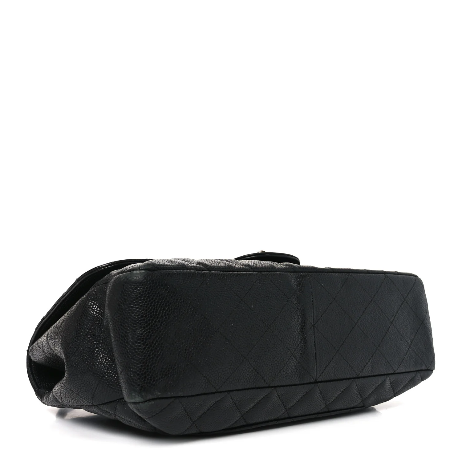 Caviar Quilted Jumbo Single Flap Black - Image 4