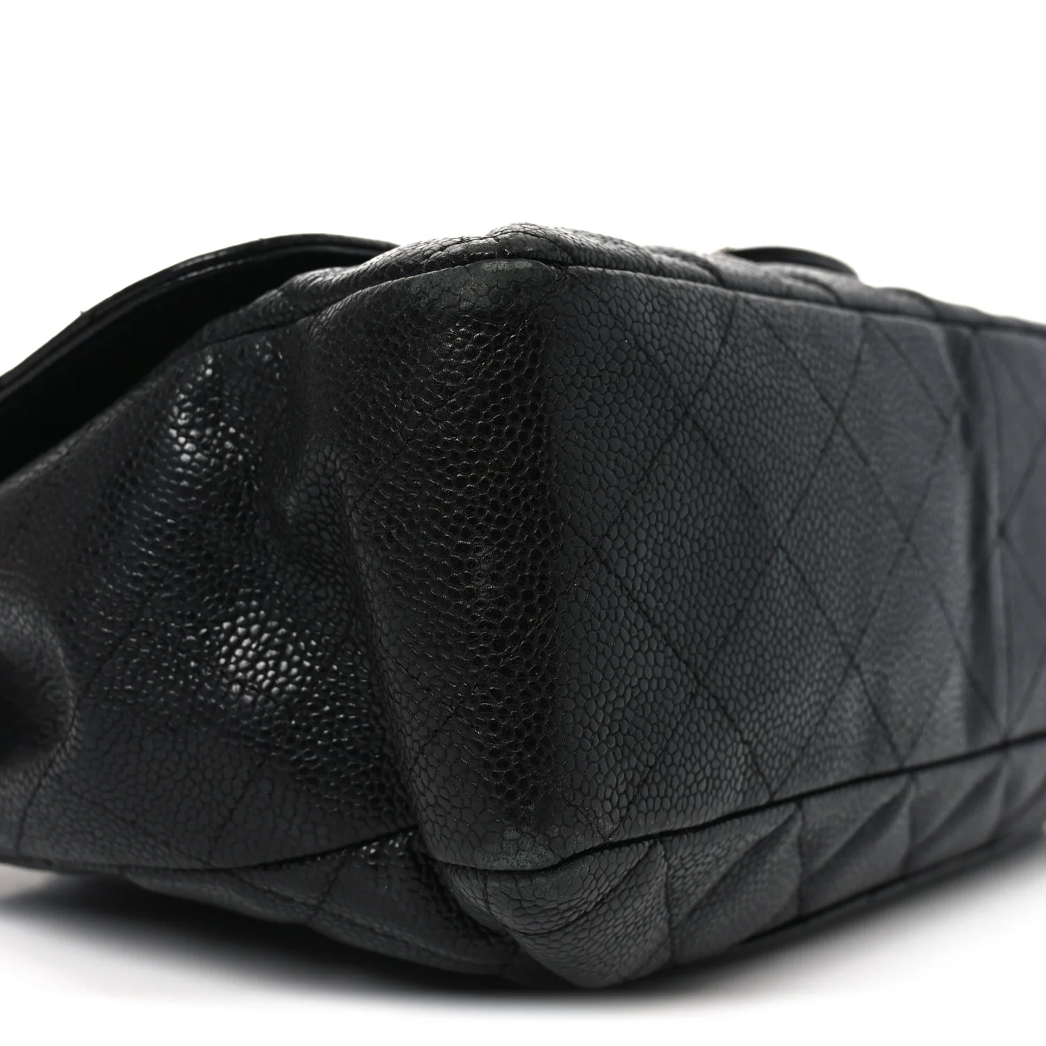 Caviar Quilted Jumbo Single Flap Black - Image 9