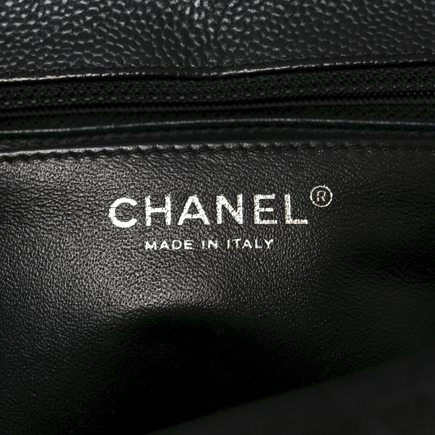 Caviar Quilted Jumbo Single Flap Black - Image 6