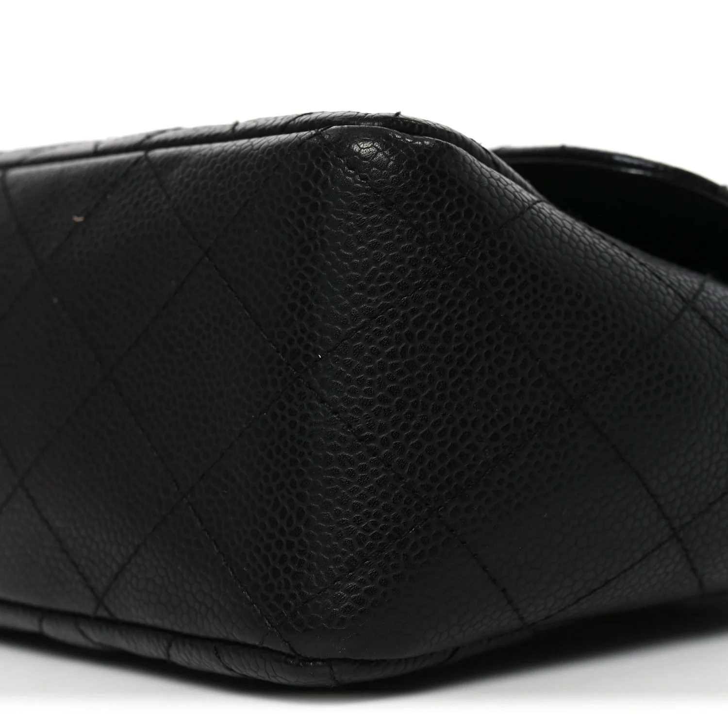 Caviar Quilted Jumbo Single Flap Black - Image 10