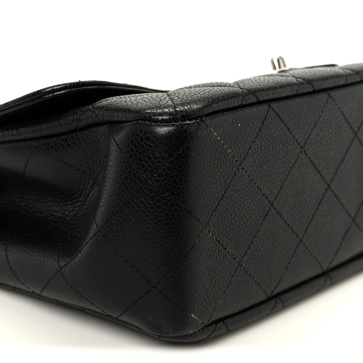 Caviar Quilted Jumbo Single Flap Black - Image 10
