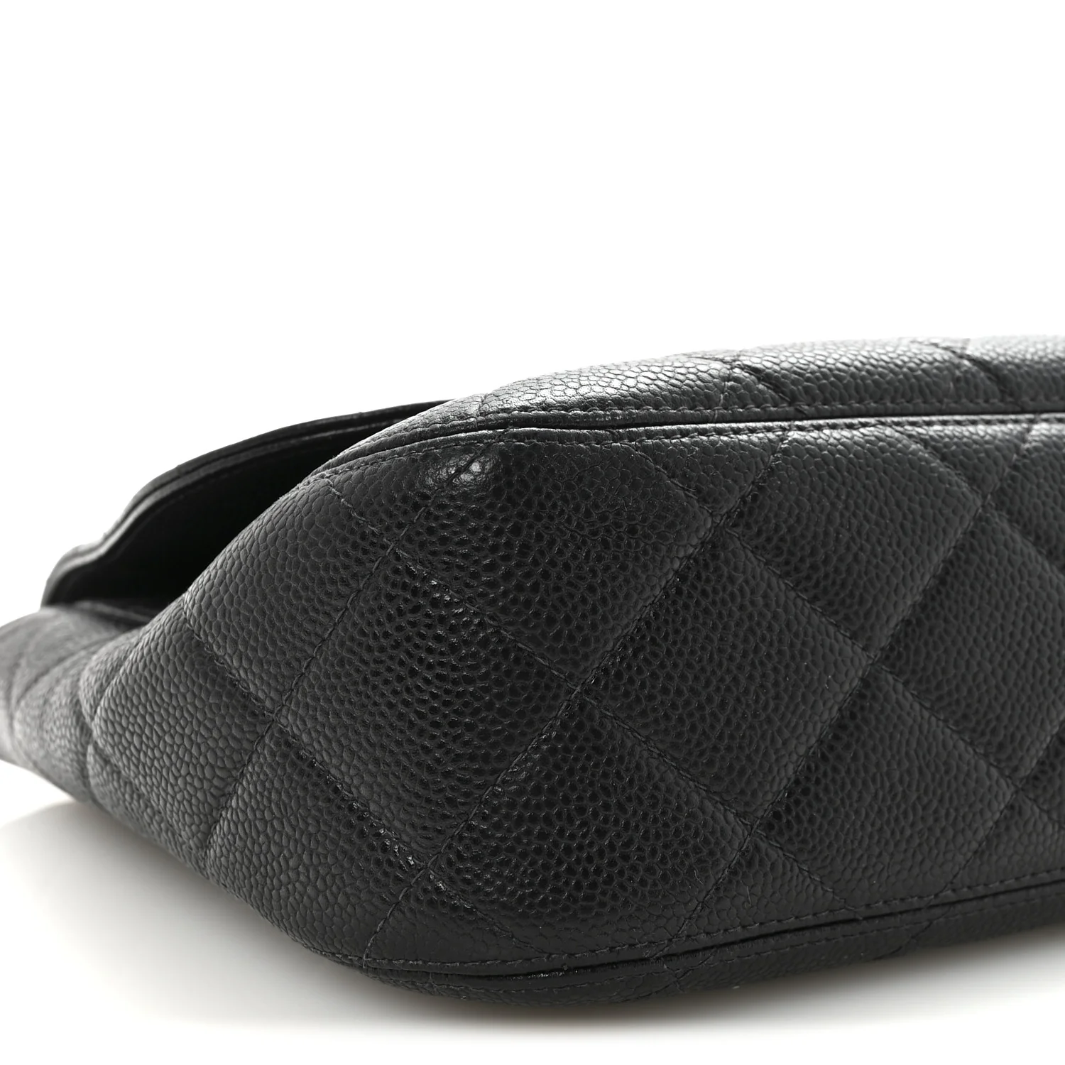 Caviar Quilted Jumbo Single Flap Black - Image 10