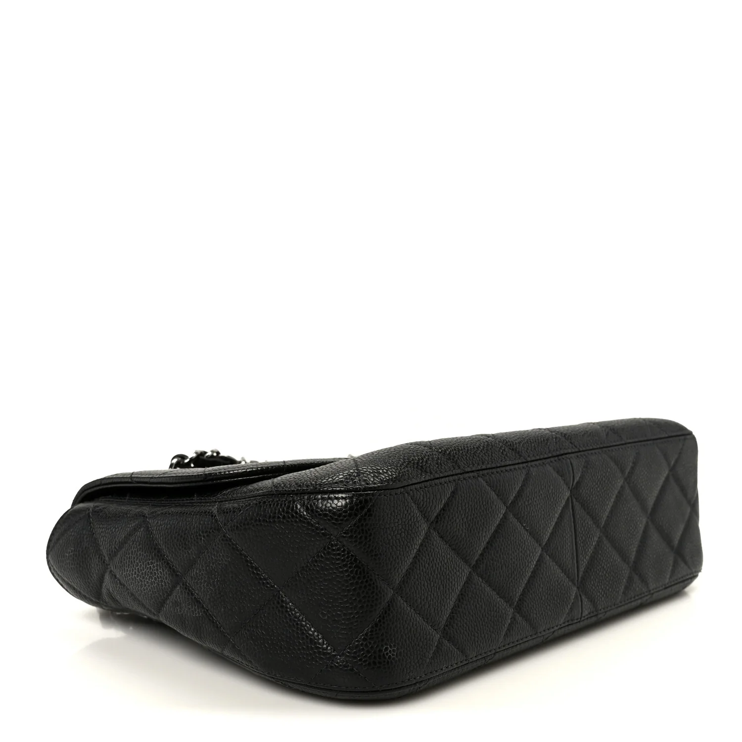 Caviar Quilted Jumbo Single Flap Black - Image 4