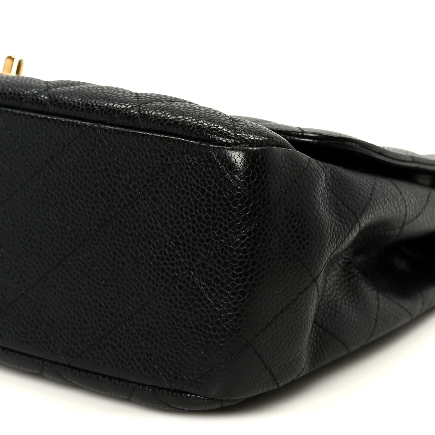 Caviar Quilted Jumbo Single Flap Black - Image 11