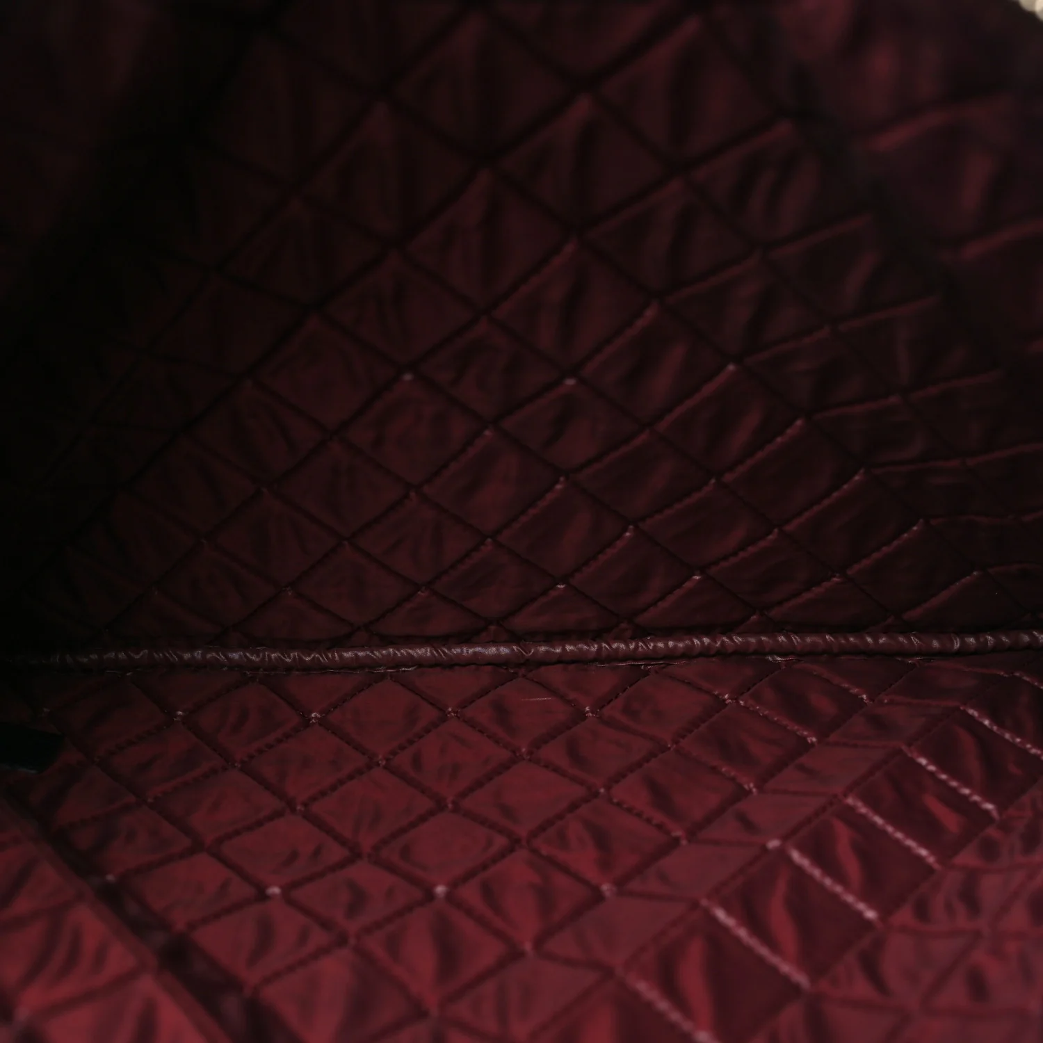 Caviar Quilted Large Cosmetic Case Black - Image 5