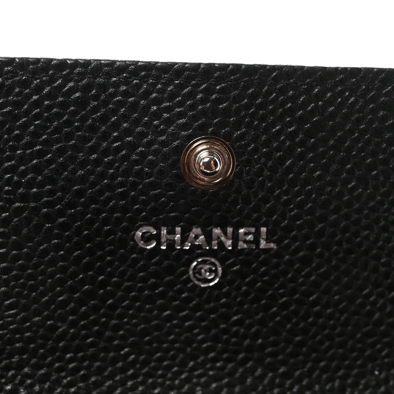 Caviar Quilted Large Gusset Flap Wallet Black - Image 6