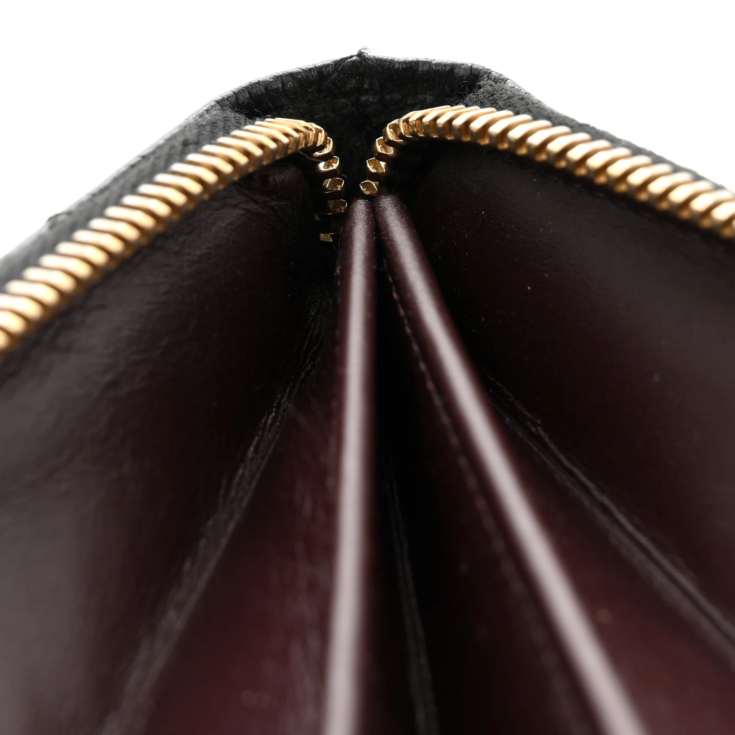 Caviar Quilted Large Gusset Zip Around Wallet Black - Image 8