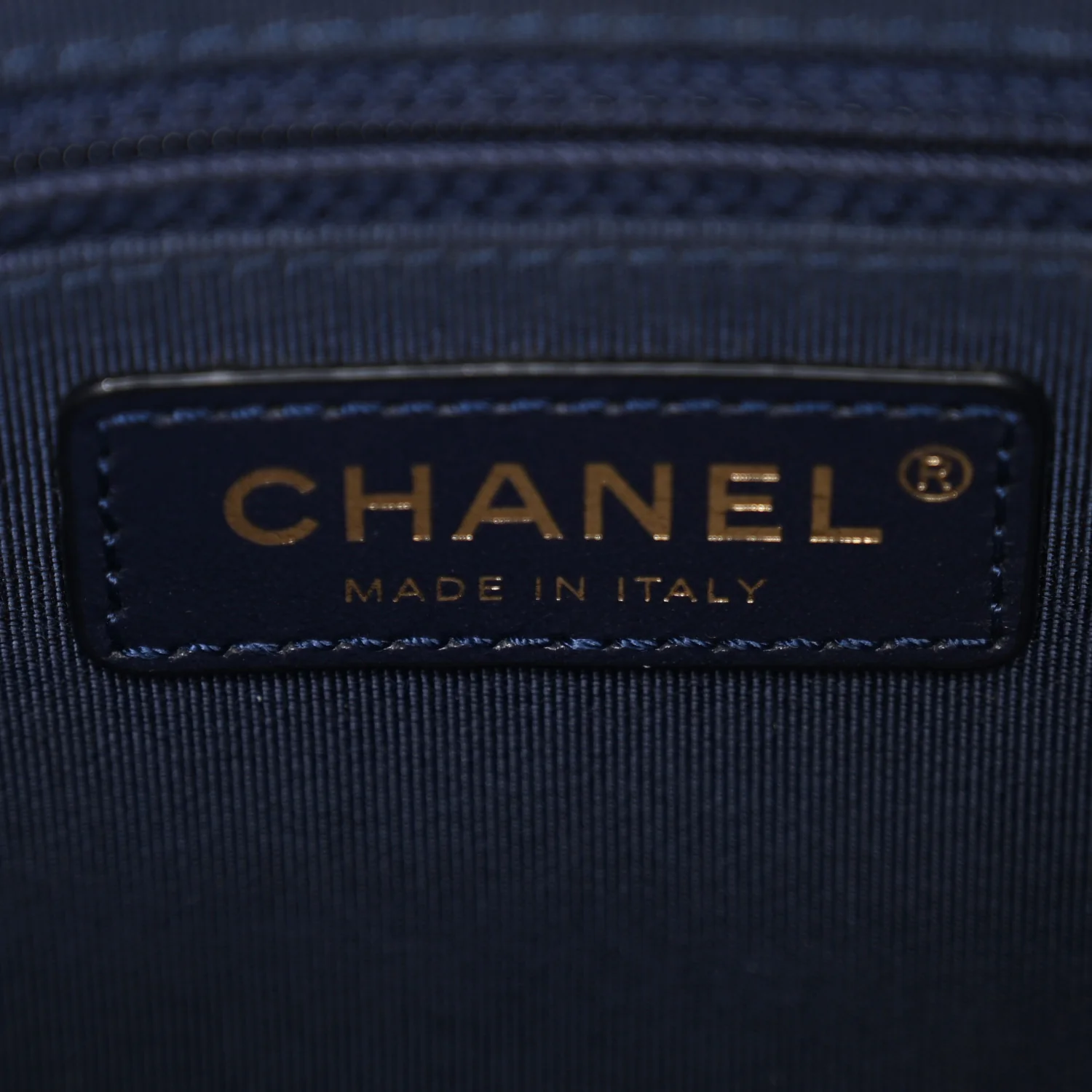 Caviar Quilted Large In & Out Camera Case Navy - Image 8