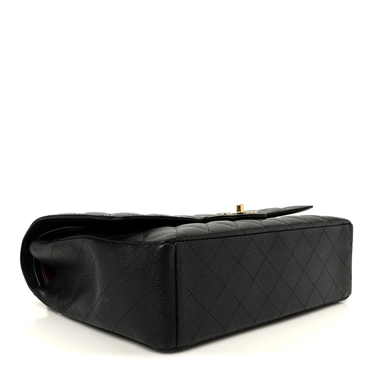 Caviar Quilted Maxi Double Flap Black - Image 4