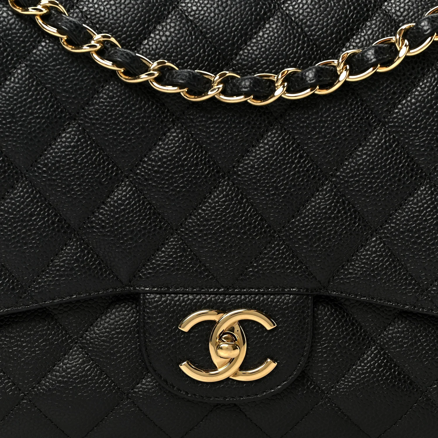 Caviar Quilted Maxi Double Flap Black - Image 9