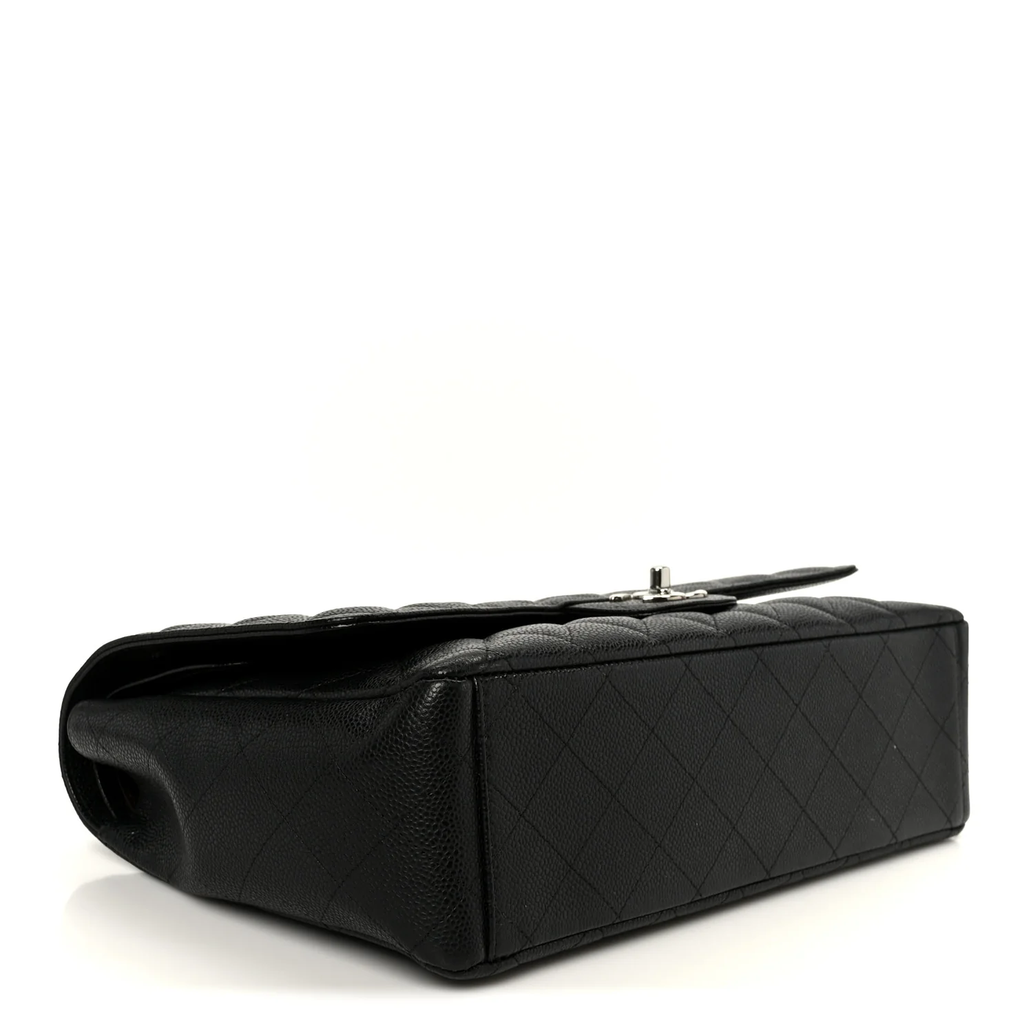 Caviar Quilted Maxi Double Flap Black - Image 4