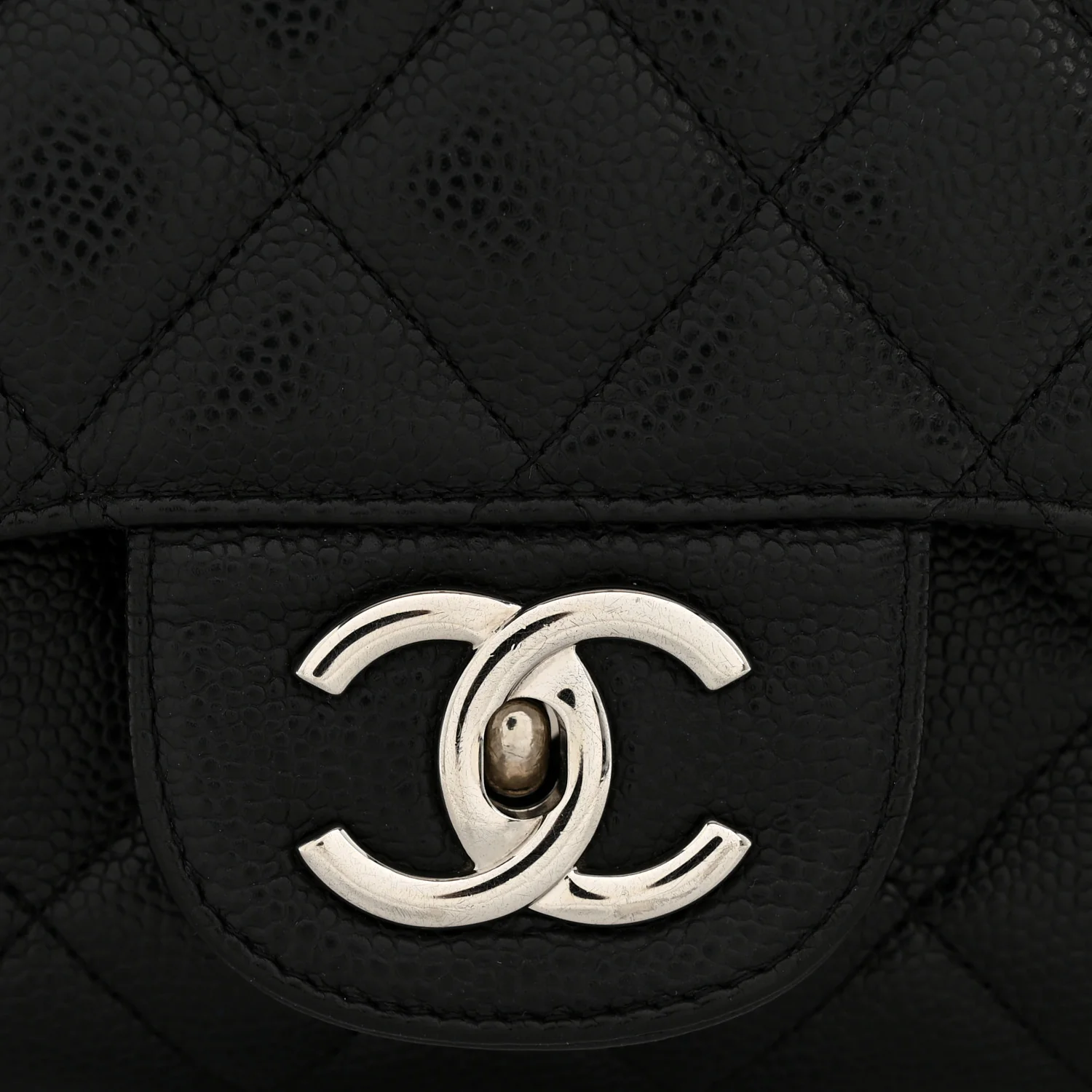 Caviar Quilted Maxi Double Flap Black - Image 12