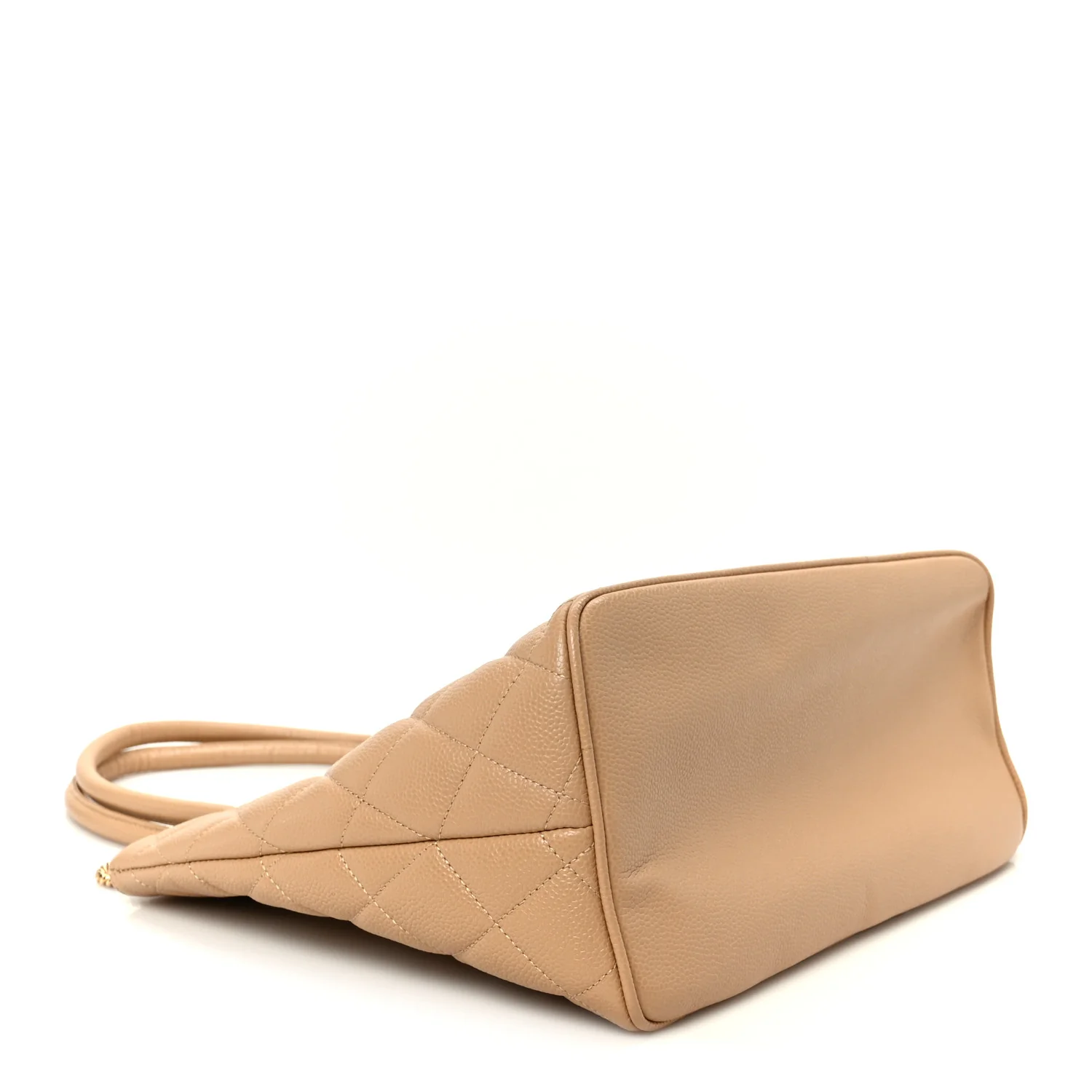 Caviar Quilted Medallion Tote Beige - Image 4