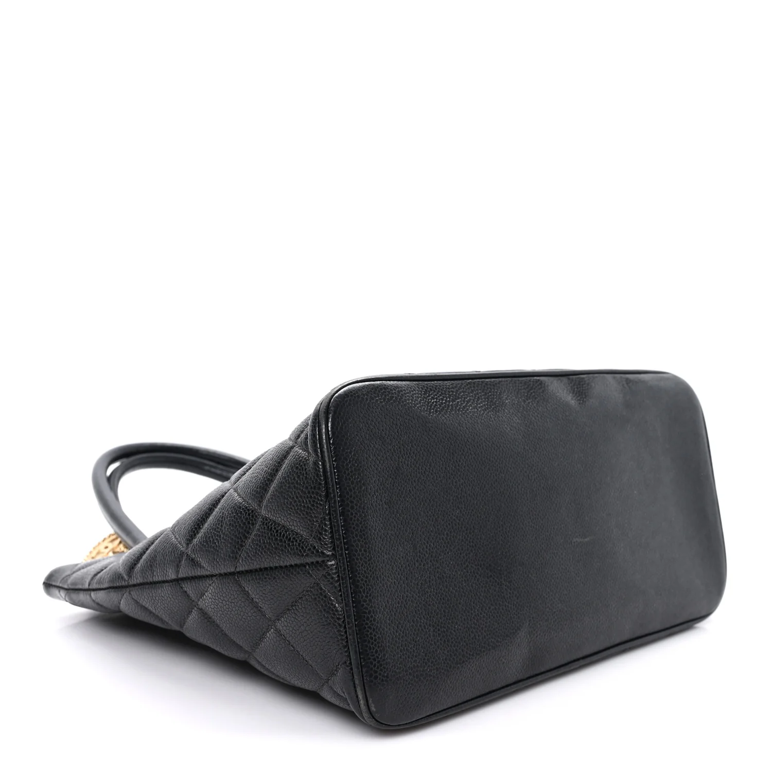 Caviar Quilted Medallion Tote Black - Image 4