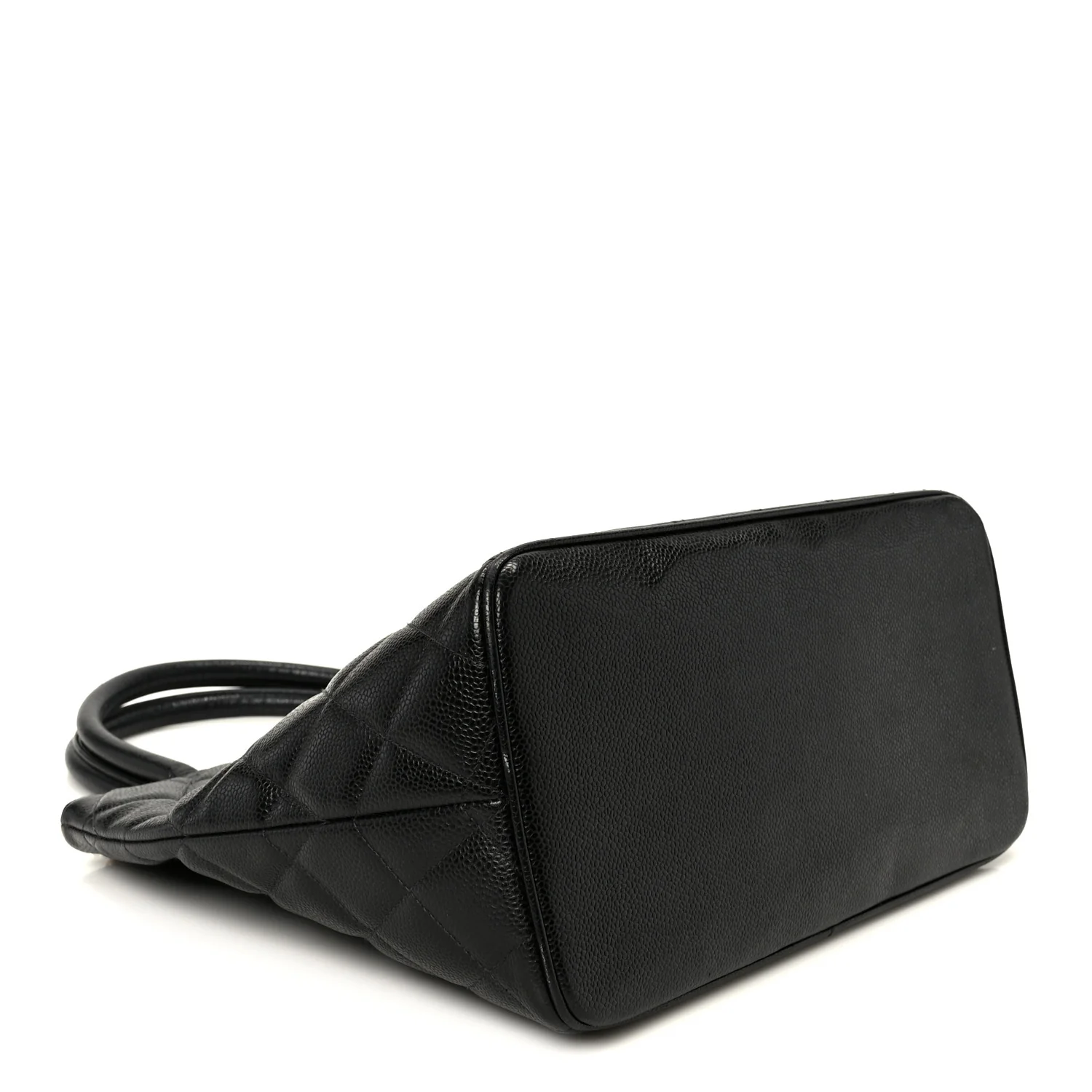 Caviar Quilted Medallion Tote Black - Image 4