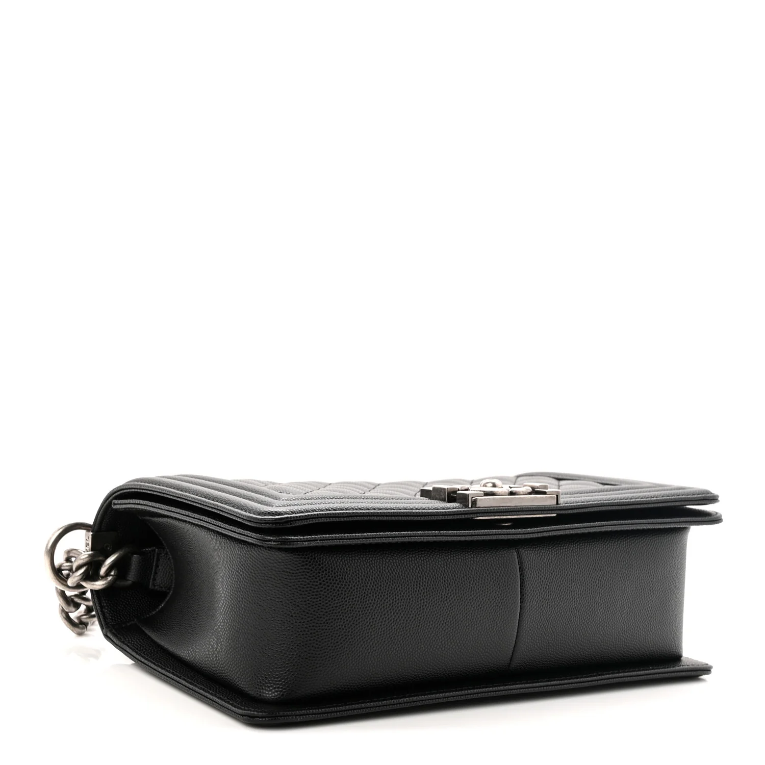 Caviar Quilted Medium Boy Flap Black - Image 4