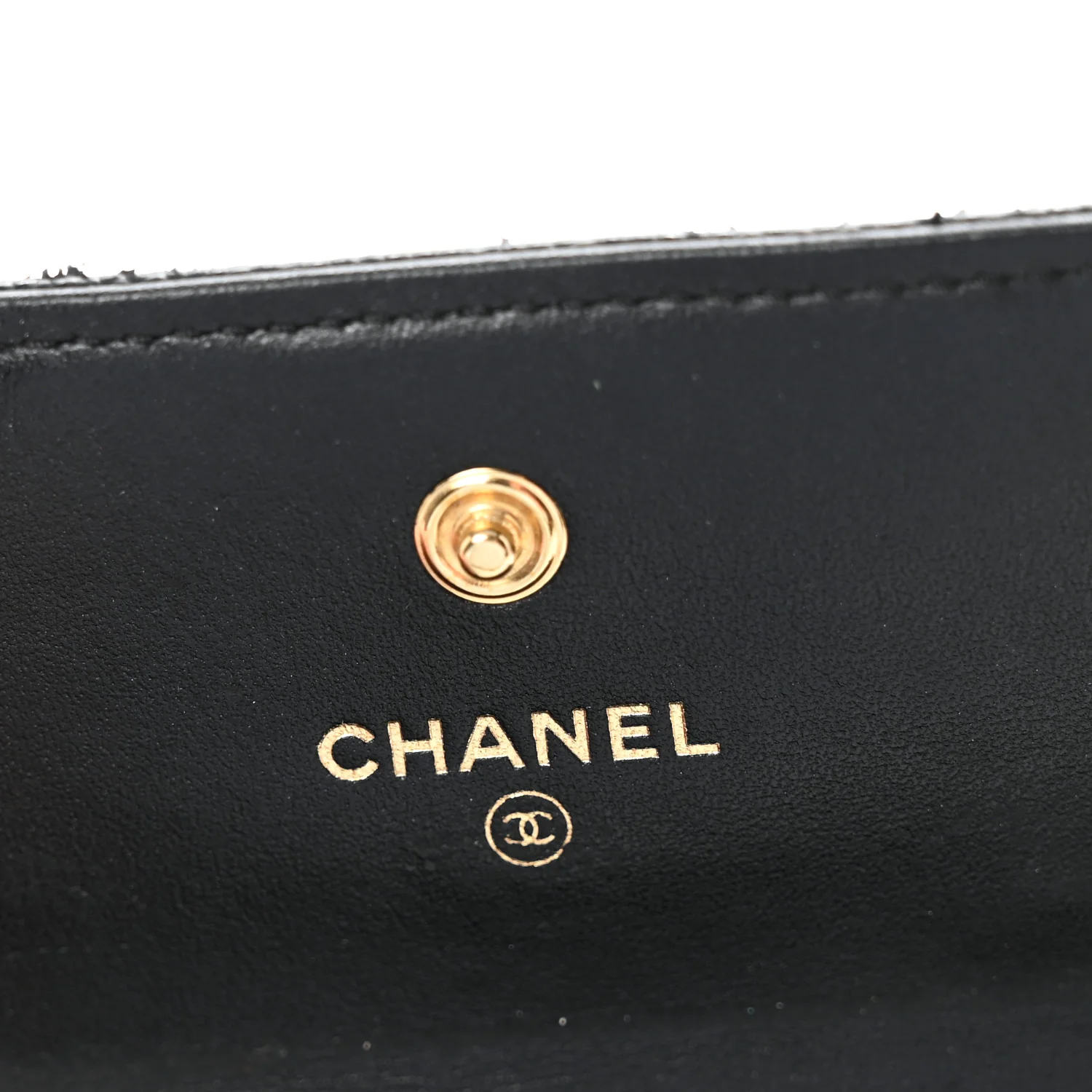 Caviar Quilted Medium Boy Flap Wallet Black - Image 6