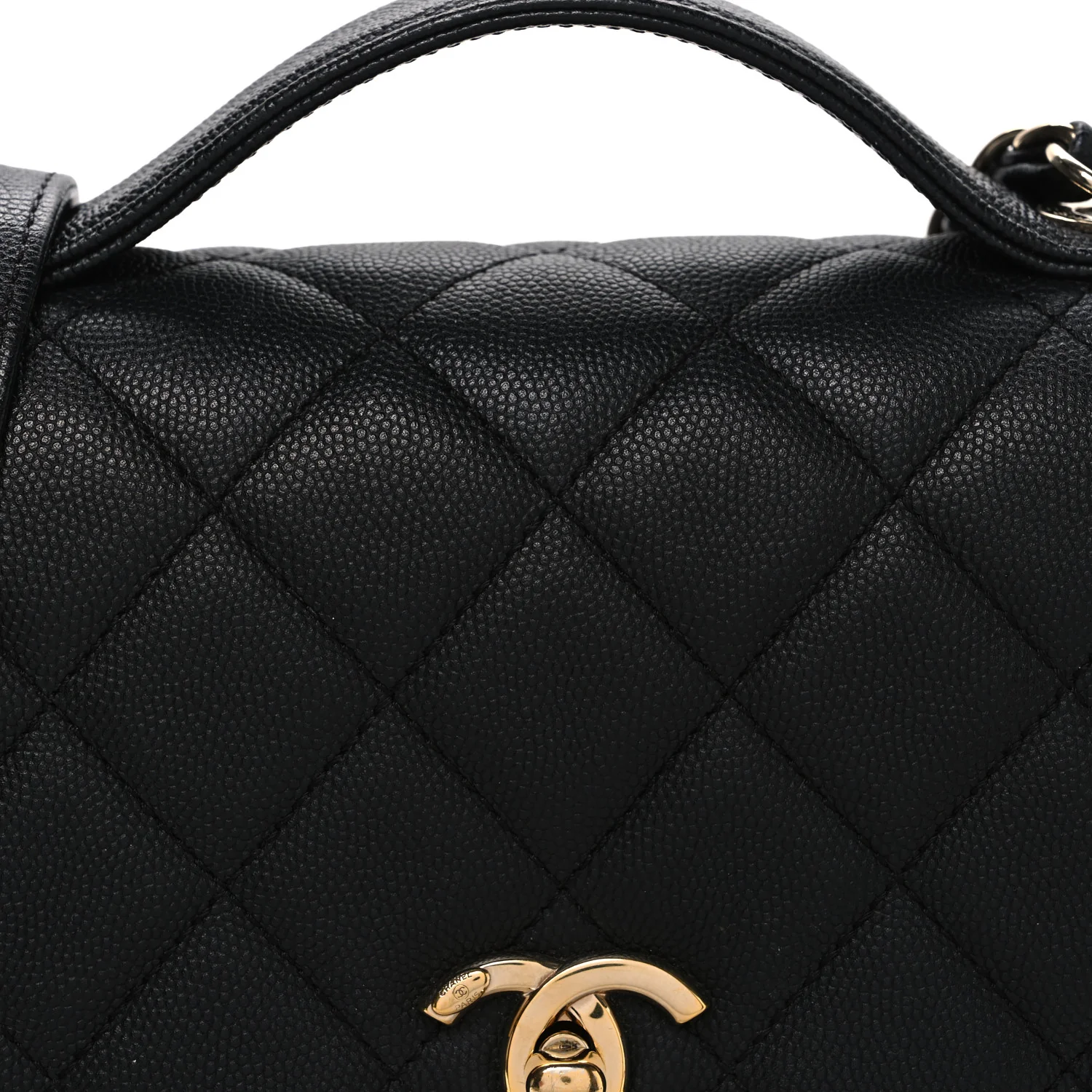 Caviar Quilted Medium Business Affinity Flap Black - Image 8