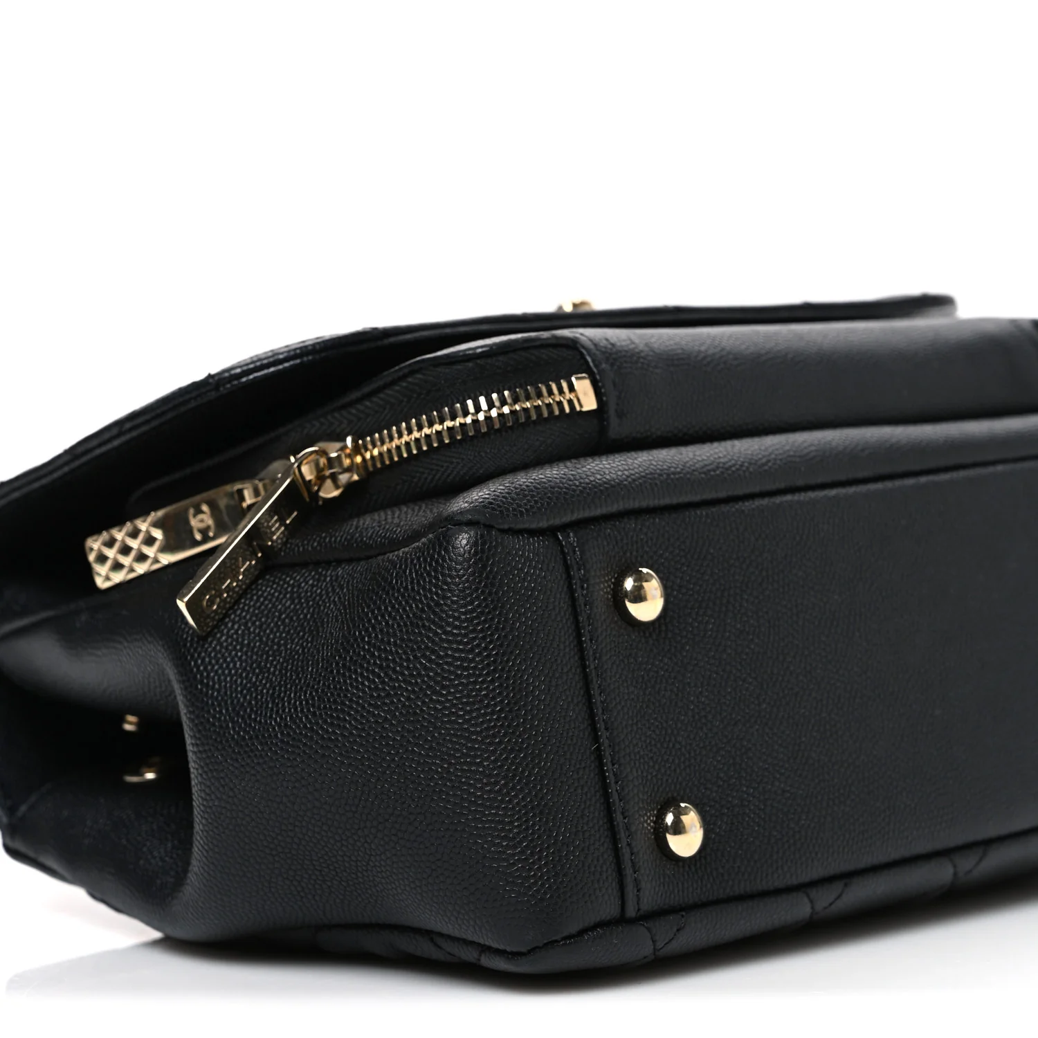 Caviar Quilted Medium Business Affinity Flap Black - Image 9