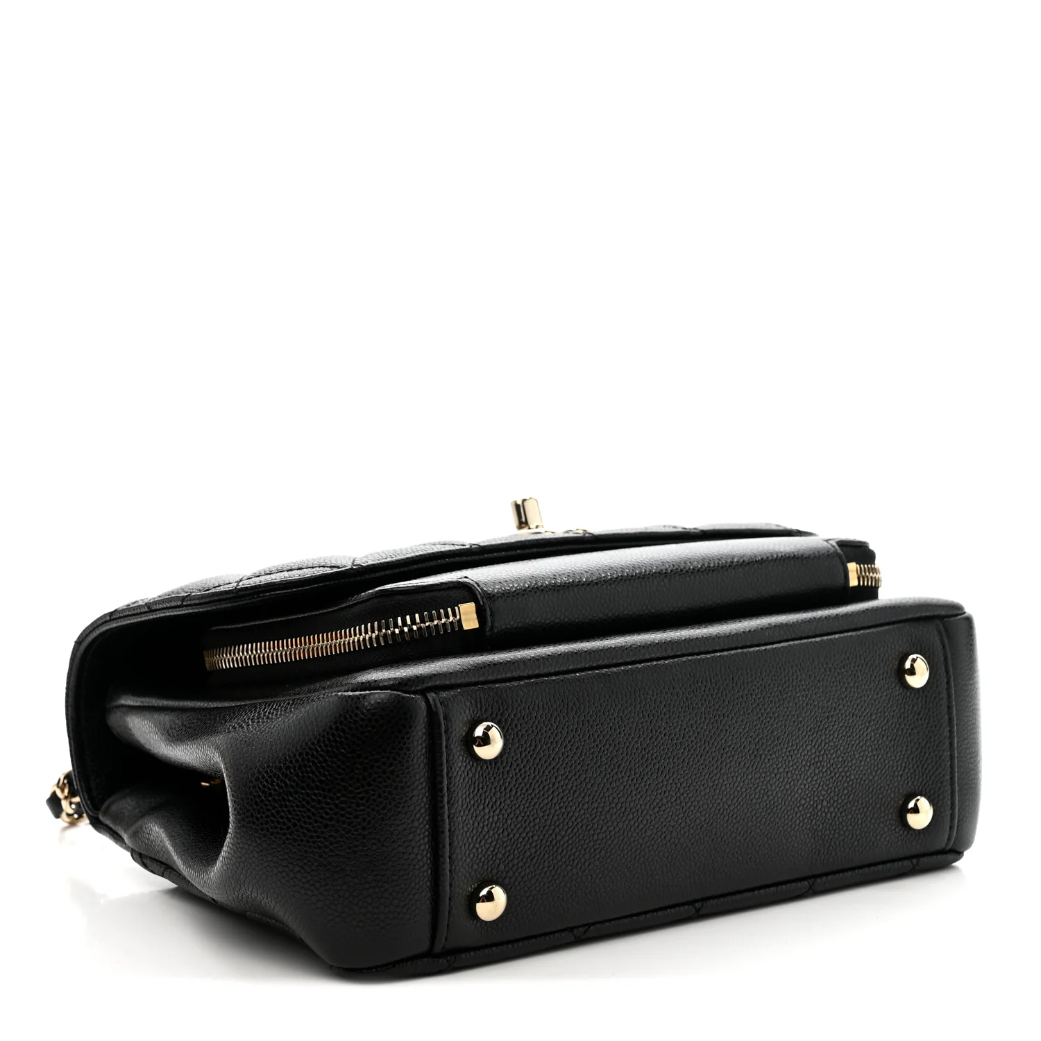 Caviar Quilted Medium Business Affinity Flap Black - Image 4