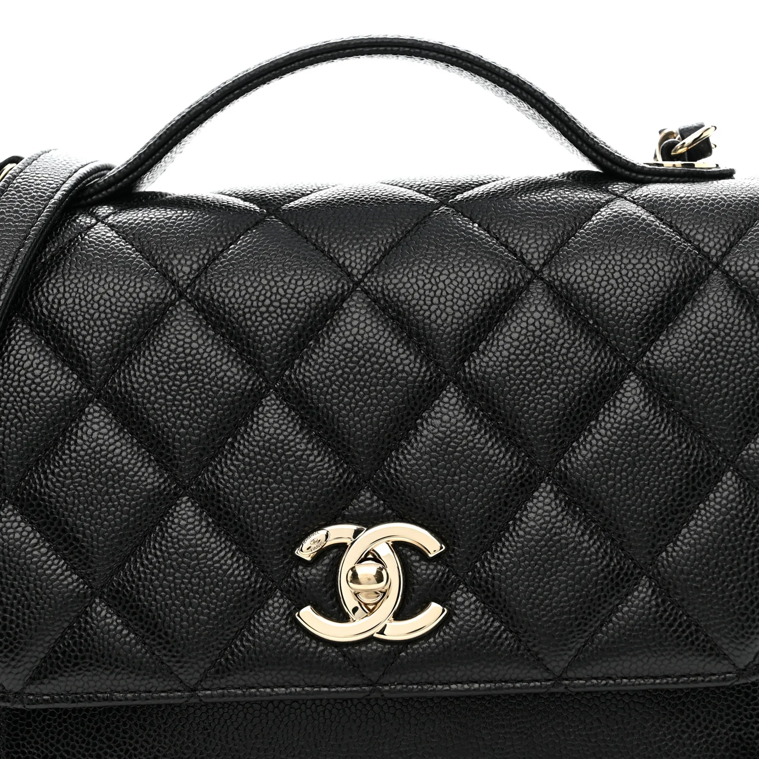 Caviar Quilted Medium Business Affinity Flap Black - Image 8