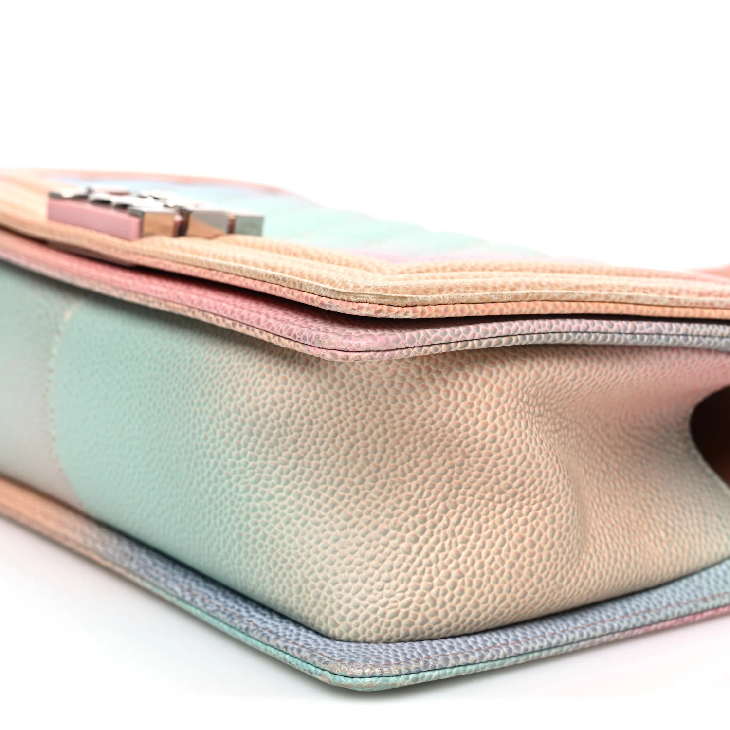 Caviar Quilted Medium Cuba Rainbow Boy Flap Multicolor - Image 9