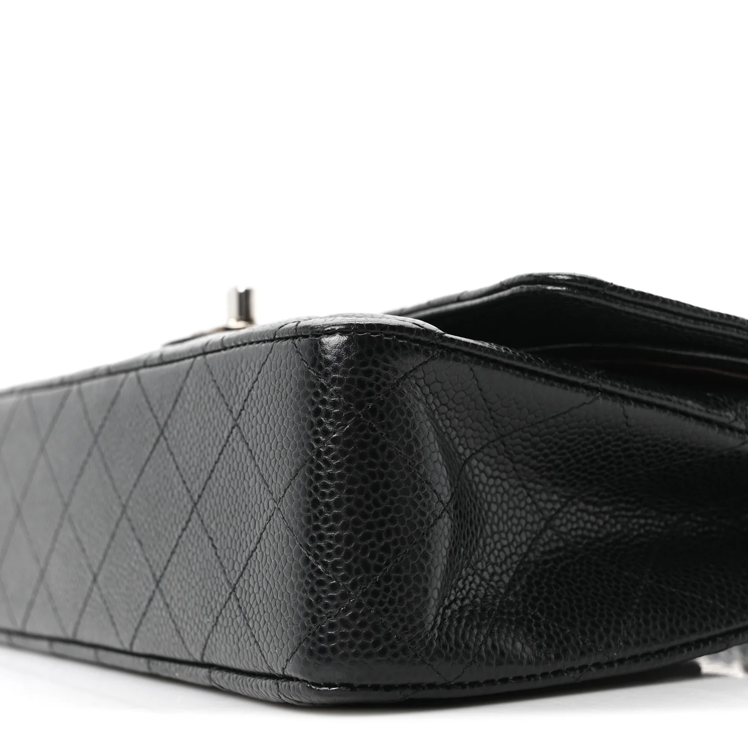 Caviar Quilted Medium Double Flap Black - Image 10
