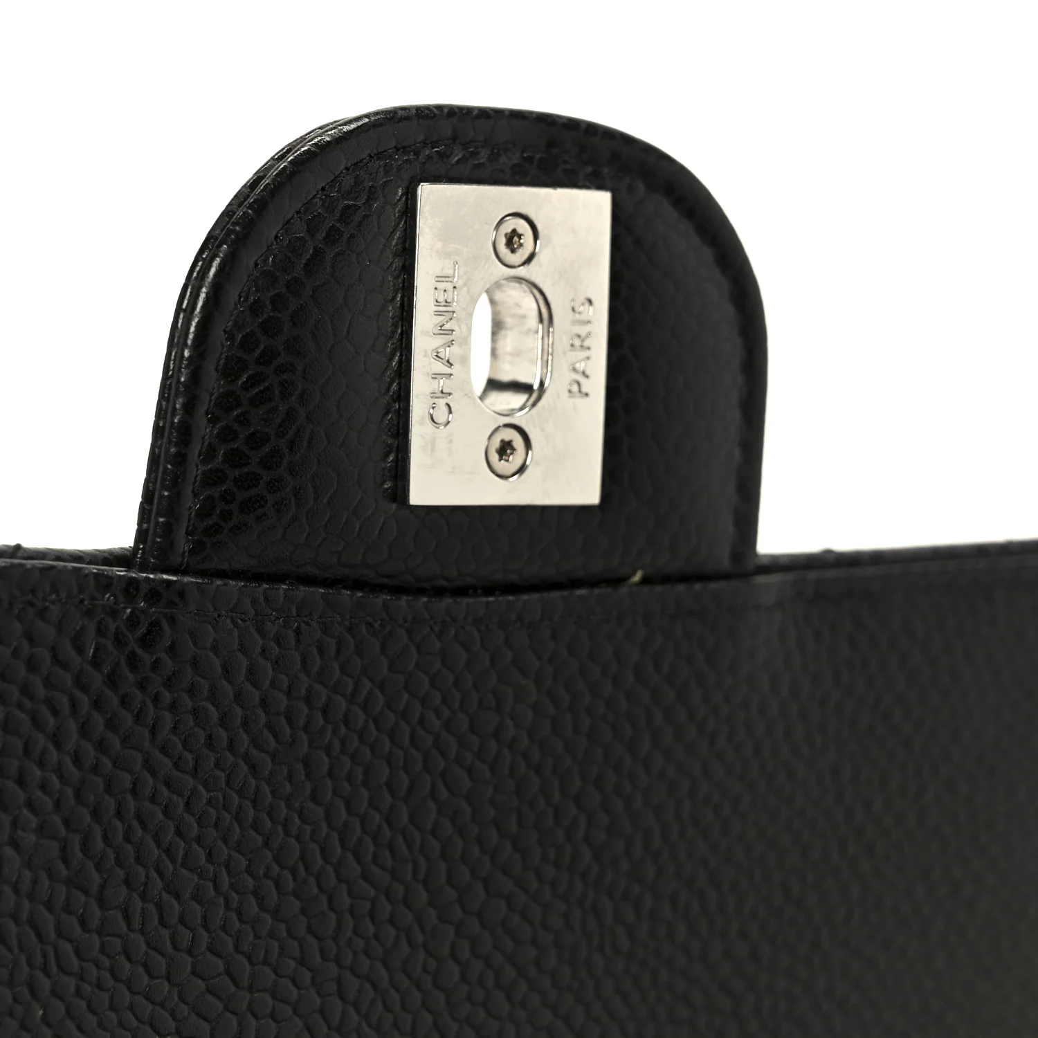 Caviar Quilted Medium Double Flap Black - Image 7