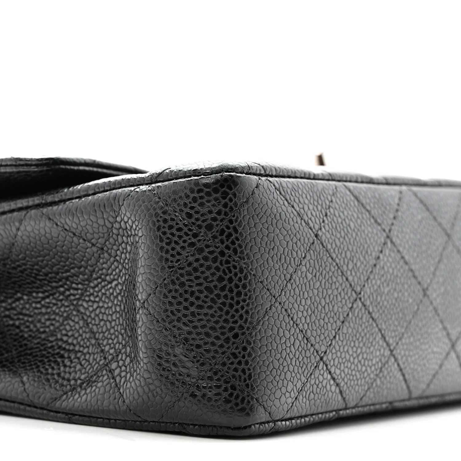 Caviar Quilted Medium Double Flap Black - Image 9