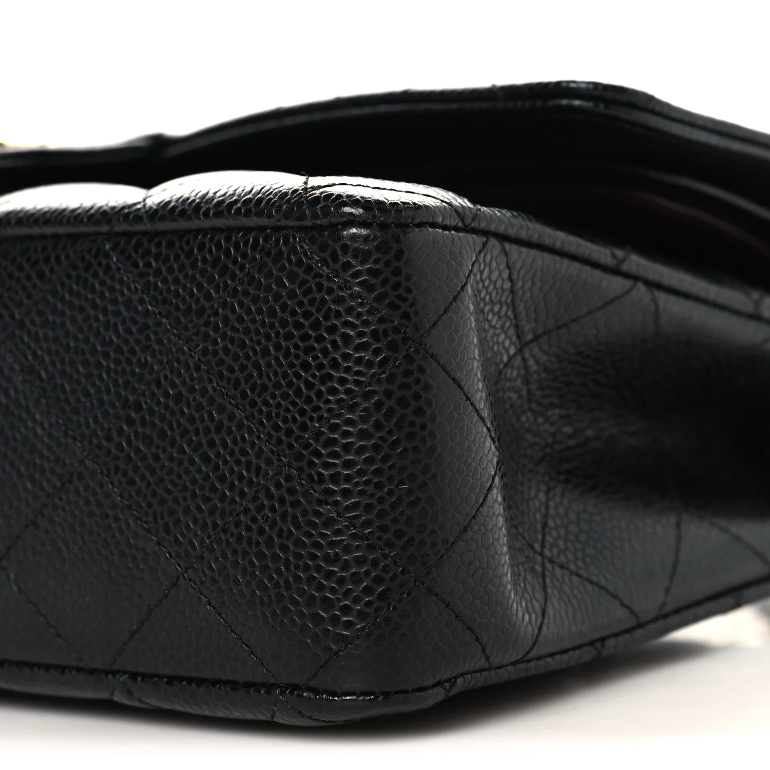 Caviar Quilted Medium Double Flap Black - Image 10